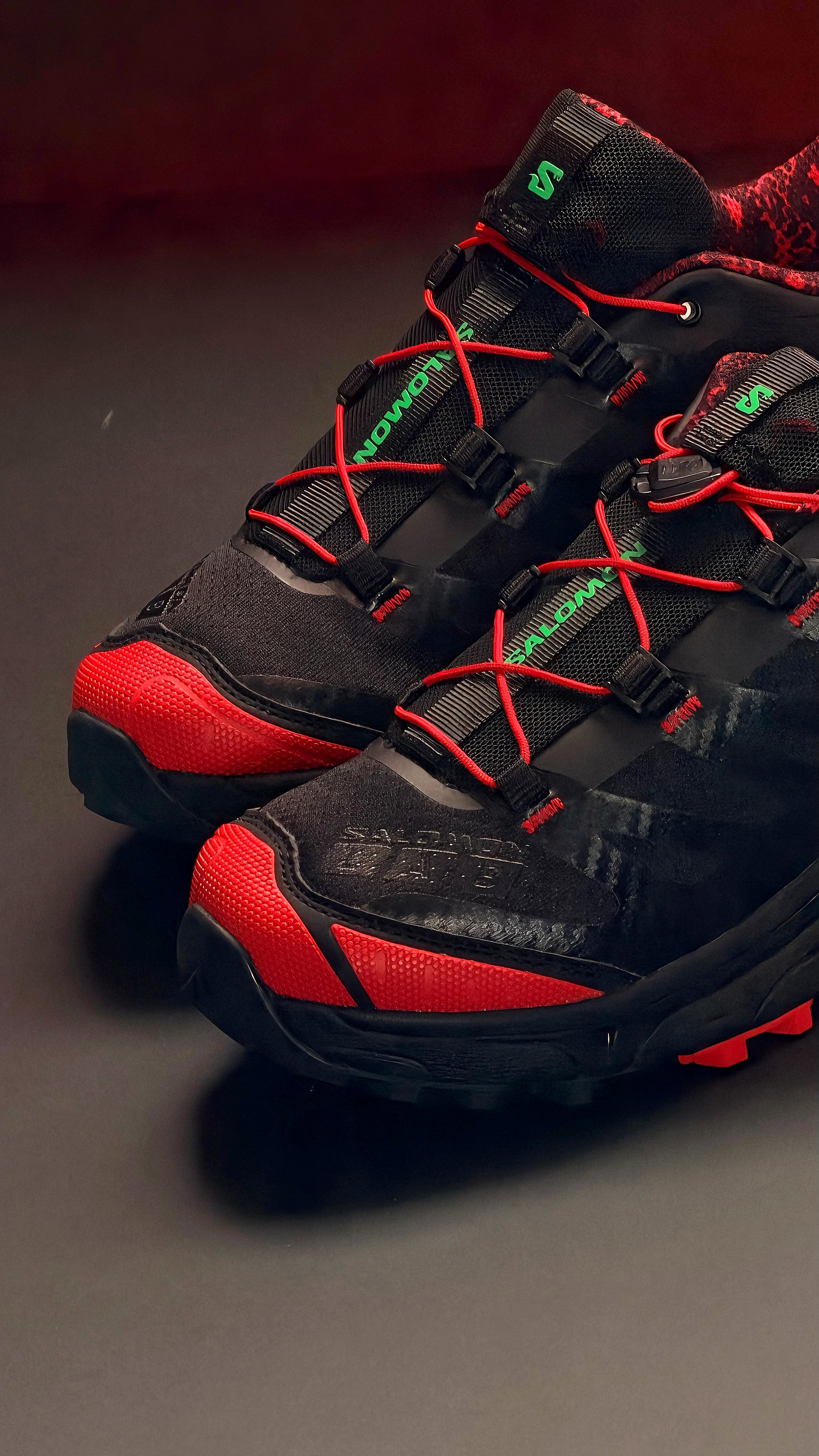Salomon XT-4 OG El año de la serpiente, víbora roja
