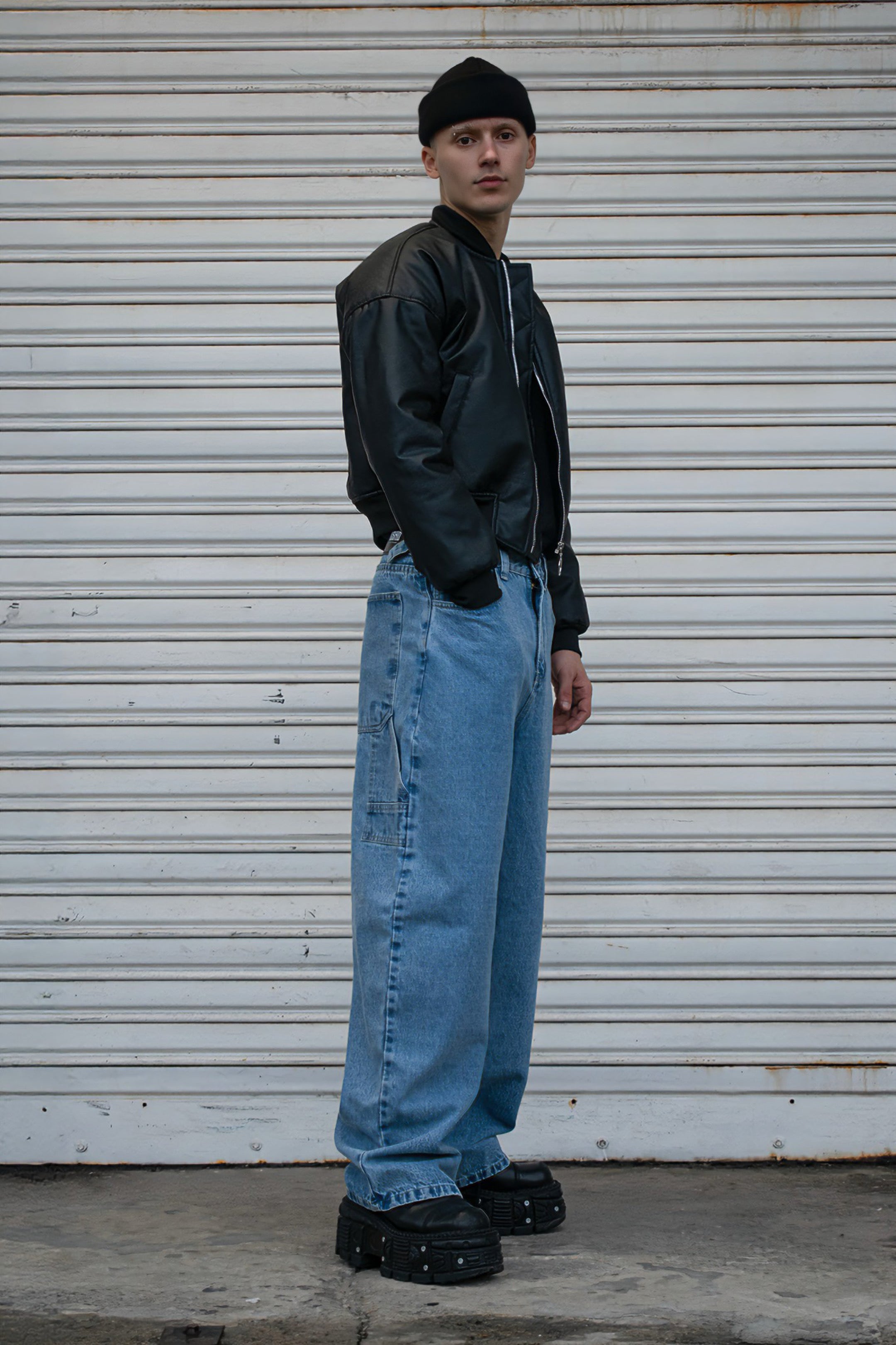 Jeans Super Baggy Mid Blue