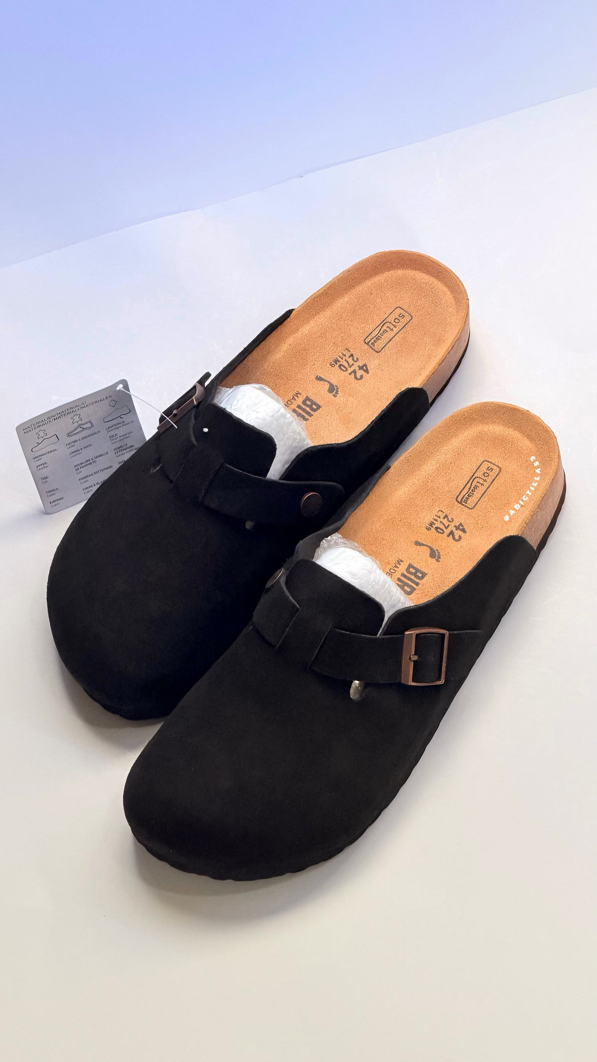 Birkenstock Boston suede mules