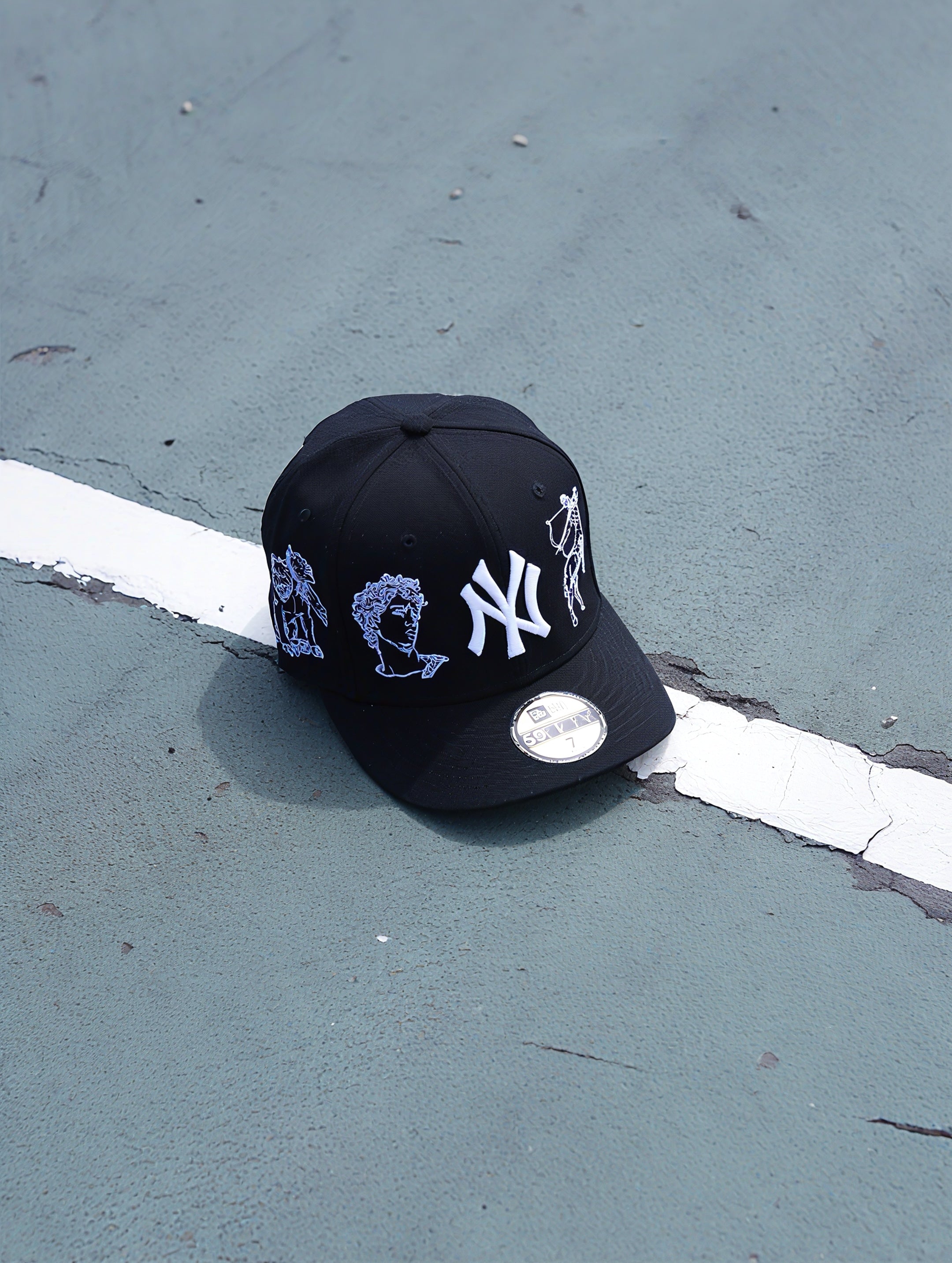 Cap Yankees MLB Mythical 59FIFTY Cerrada Negra Unisex New Era