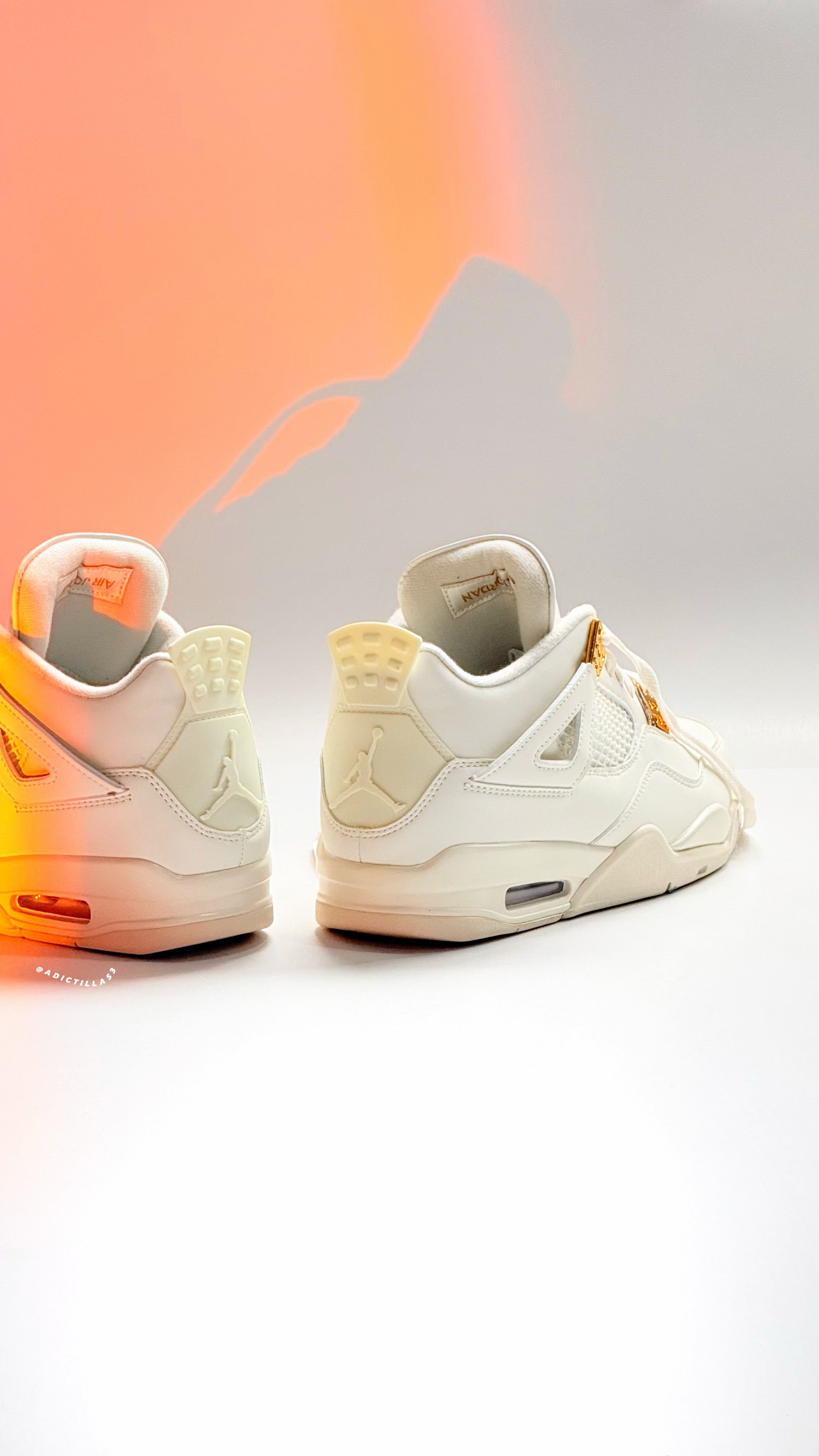 Air Jordan 4 Retro 'White & Gold'