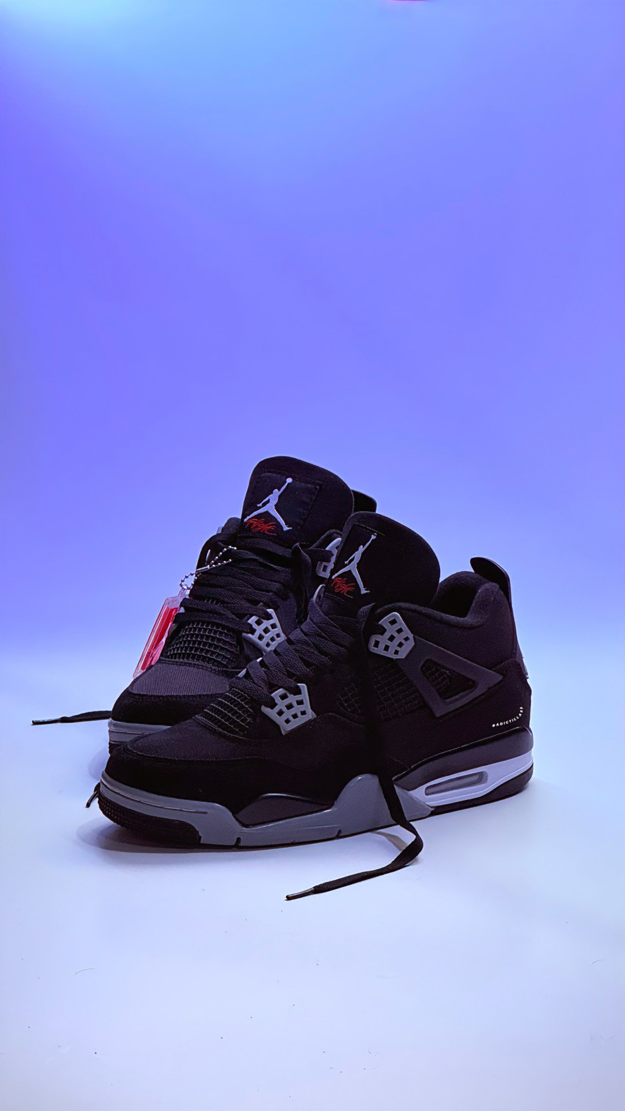 Air Jordan 4 Black Canvas
