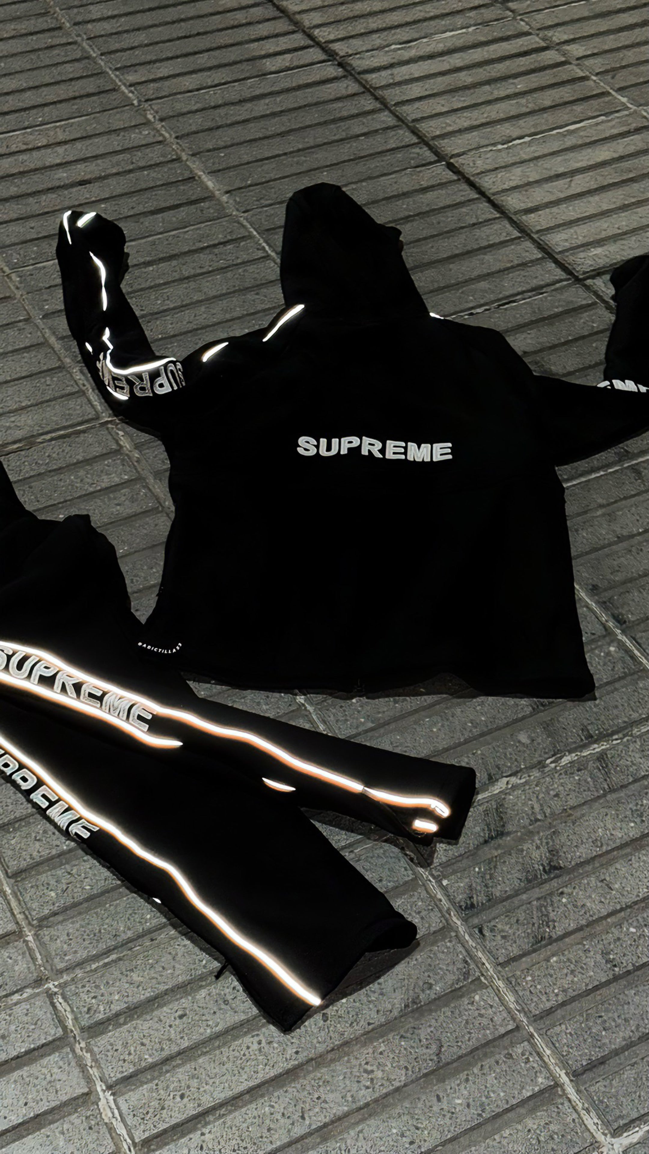 Sudadera Supreme Reflective