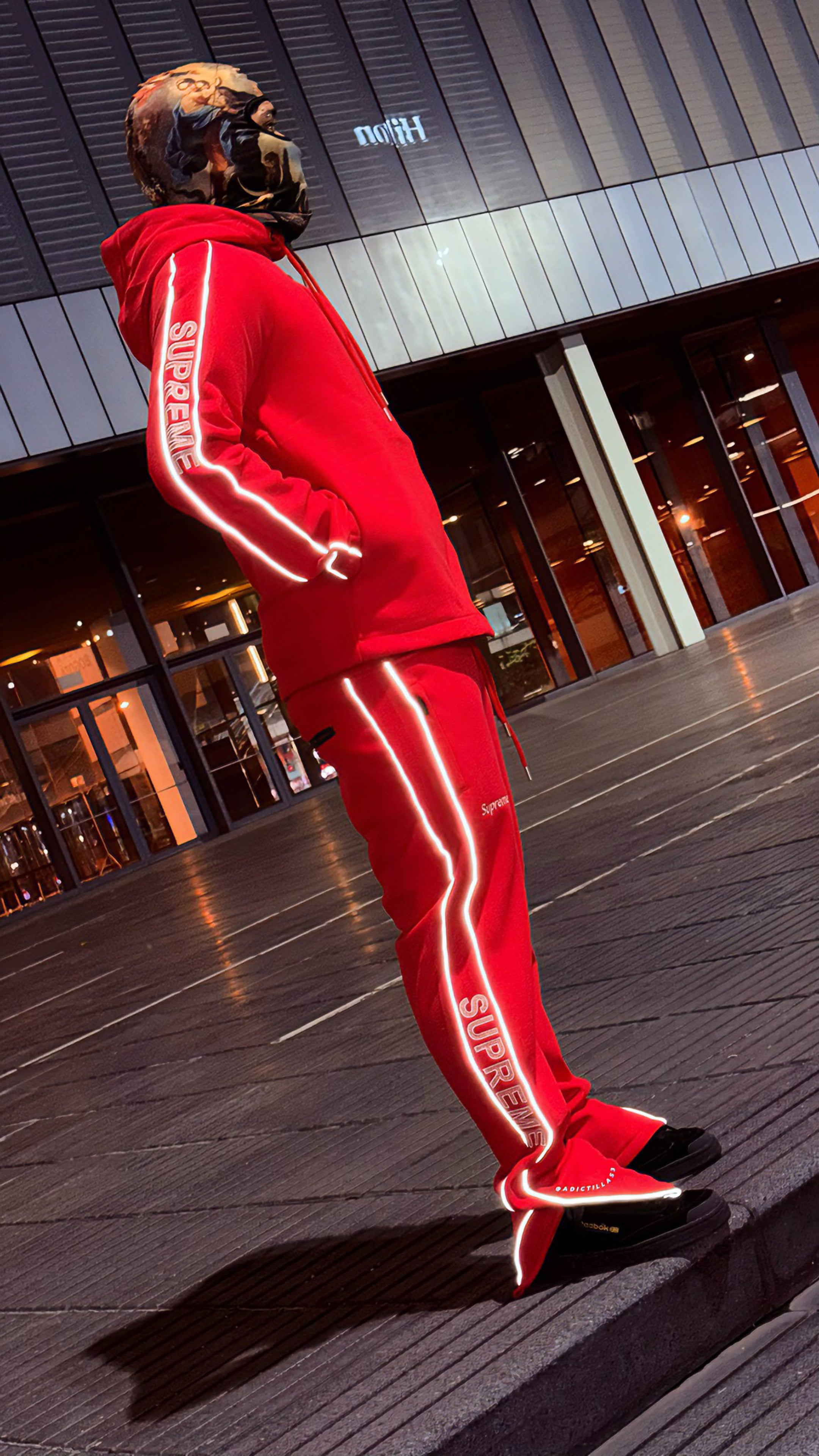 Sudadera Supreme Reflective