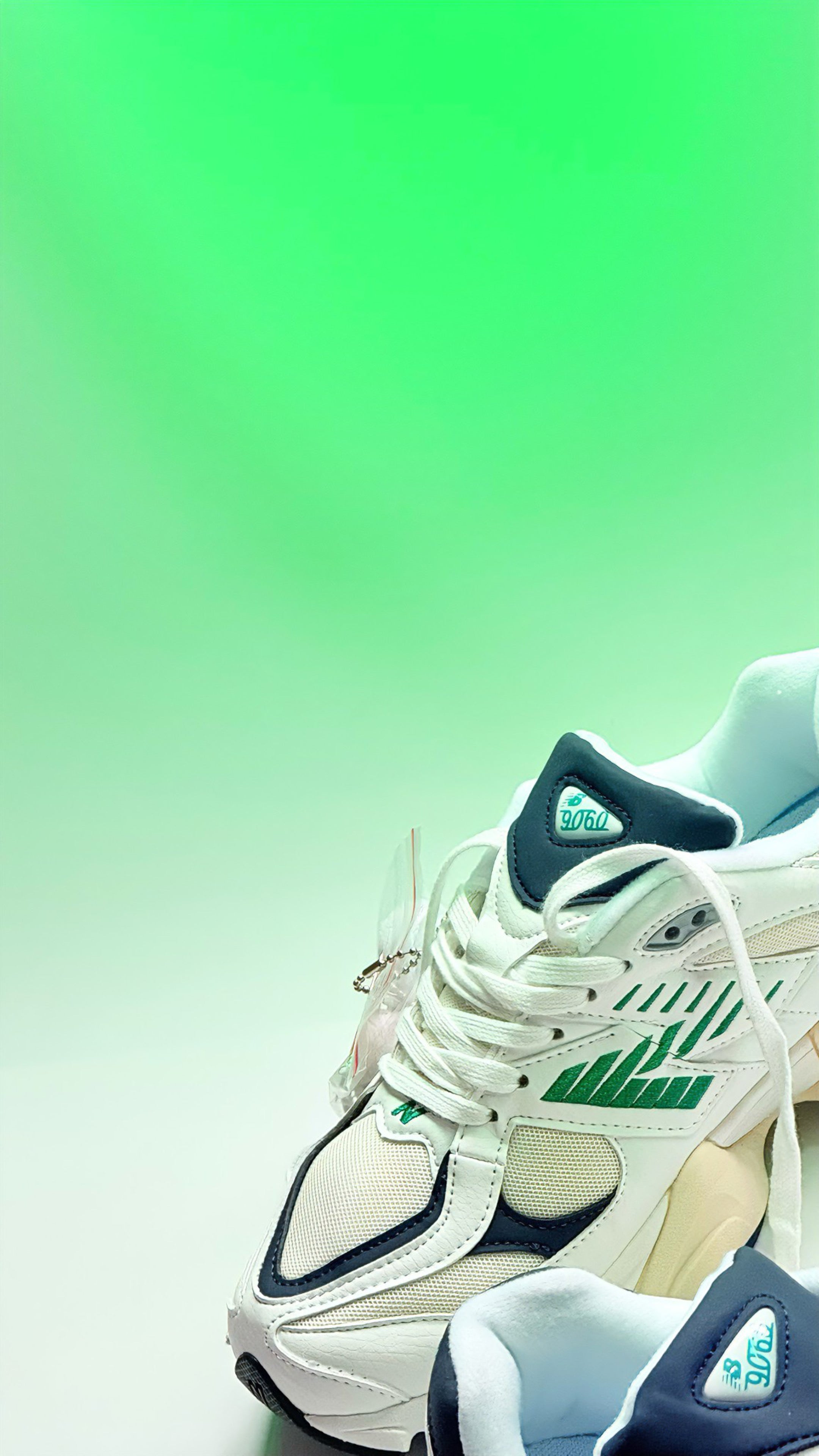 New Balance 9060 white and teal