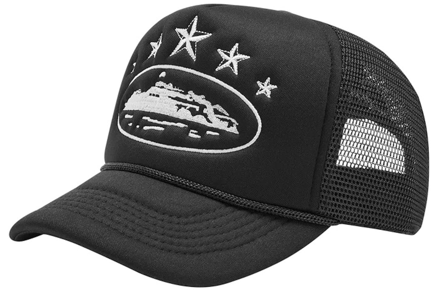 Corteiz 5 Starz Alcatraz Trucker 'Black
