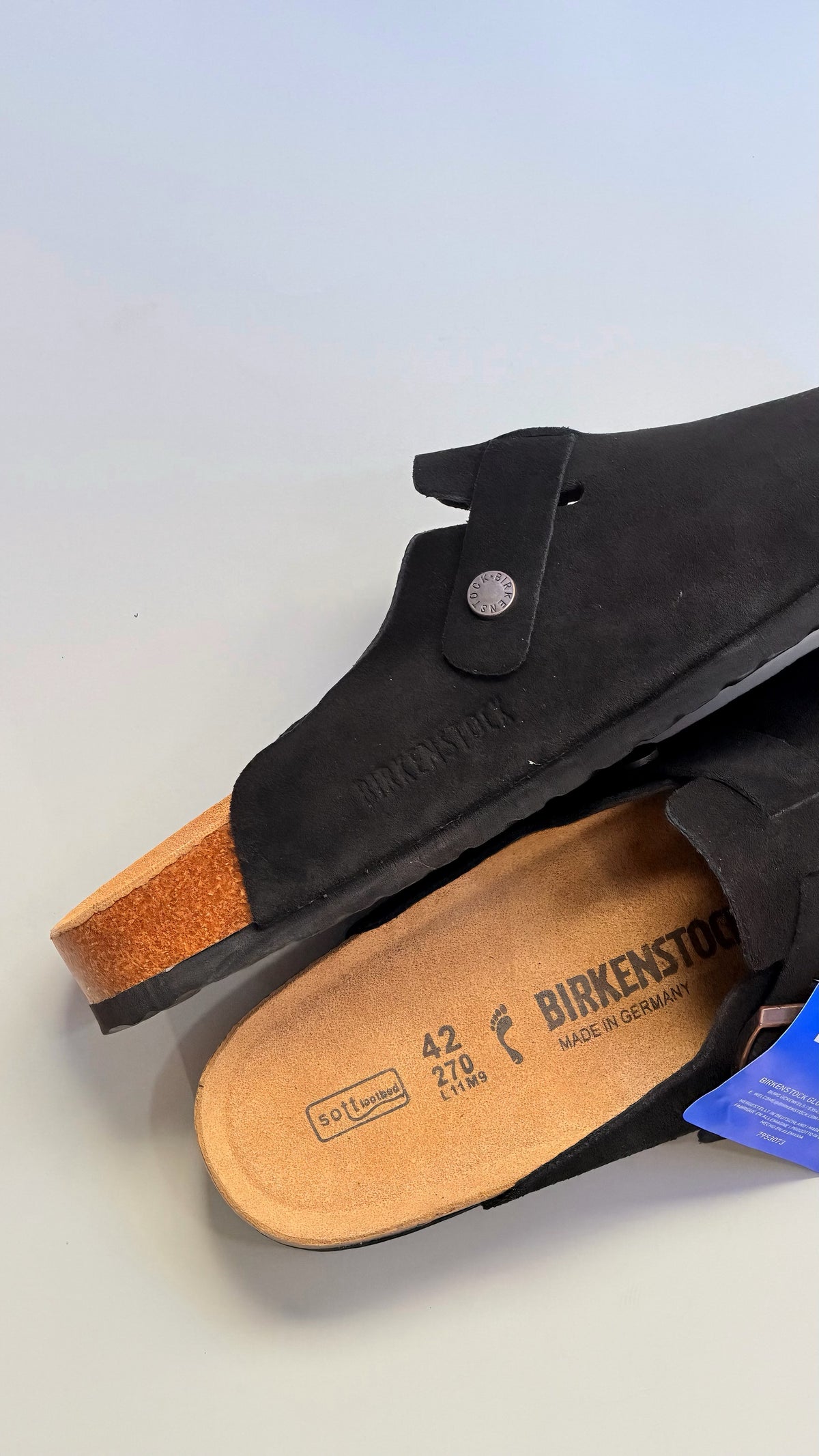 Birkenstock Boston suede mules