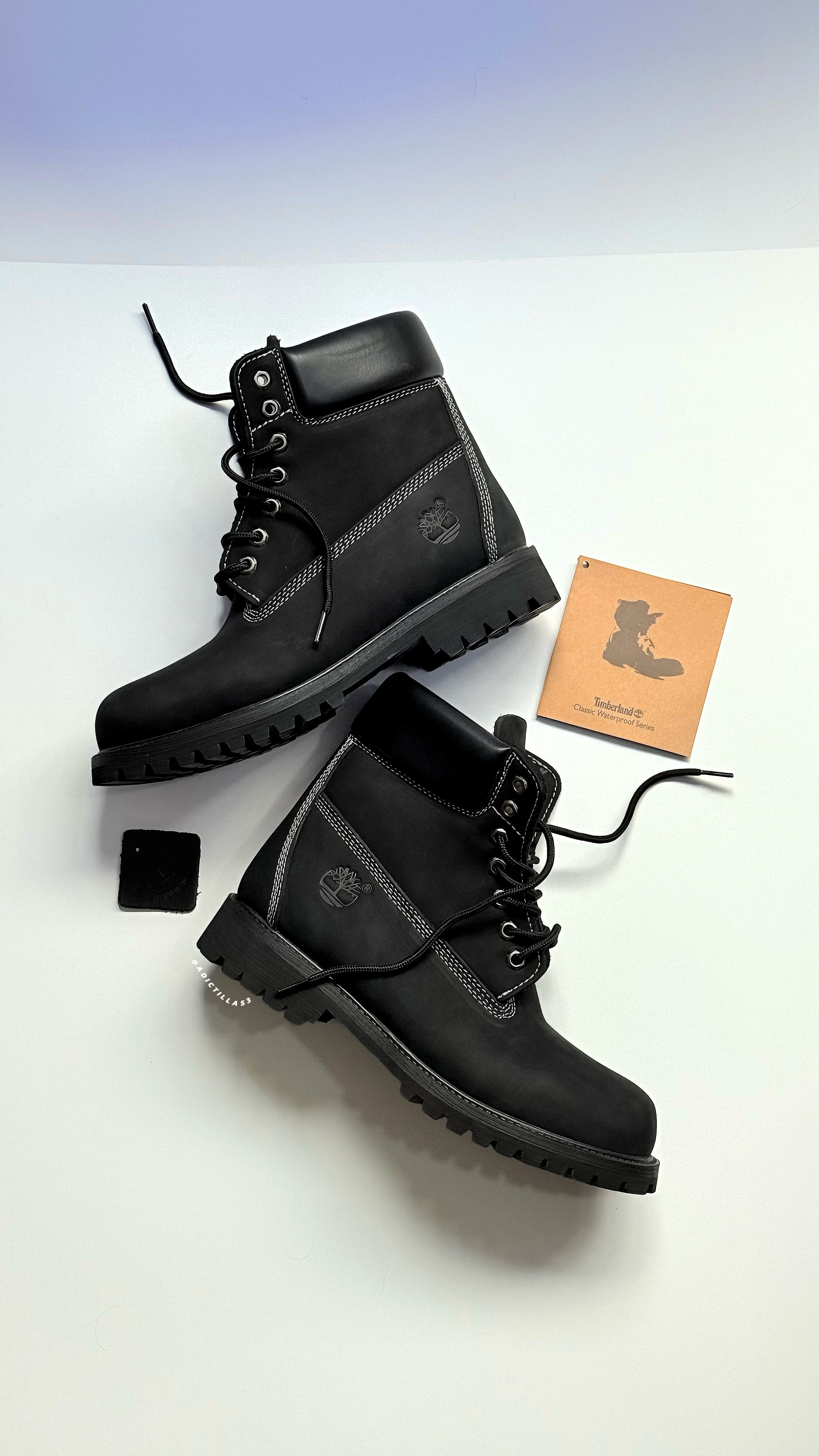 Botas 6-Inch Timberland® Premium impermeables para hombre en negro