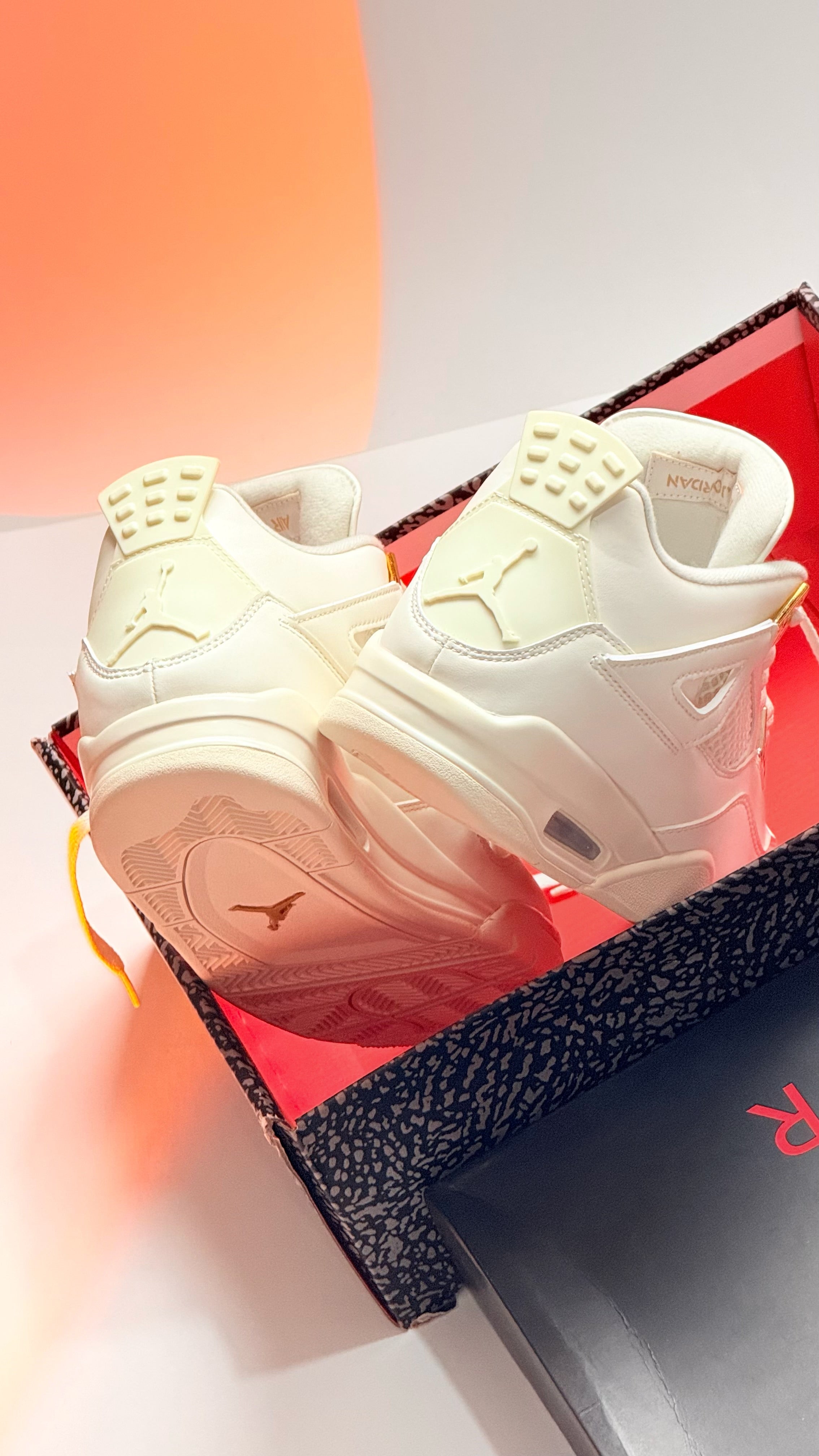 Air Jordan 4 Retro 'White & Gold'