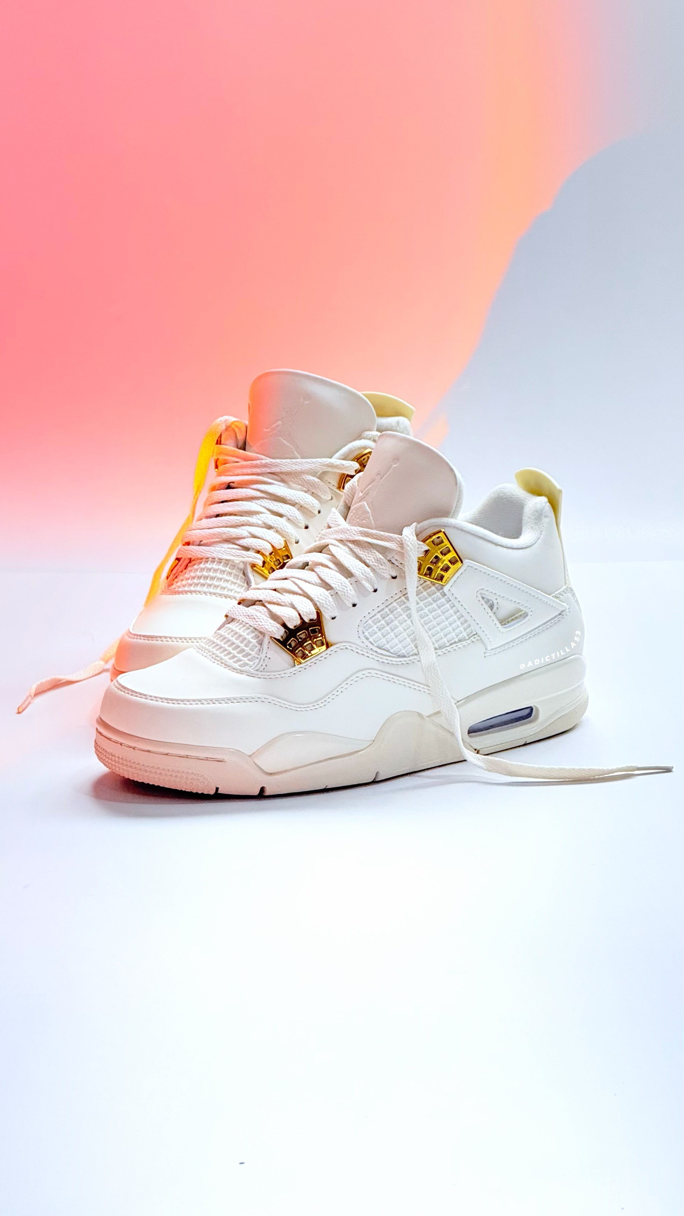 Air Jordan 4 Retro 'White & Gold'