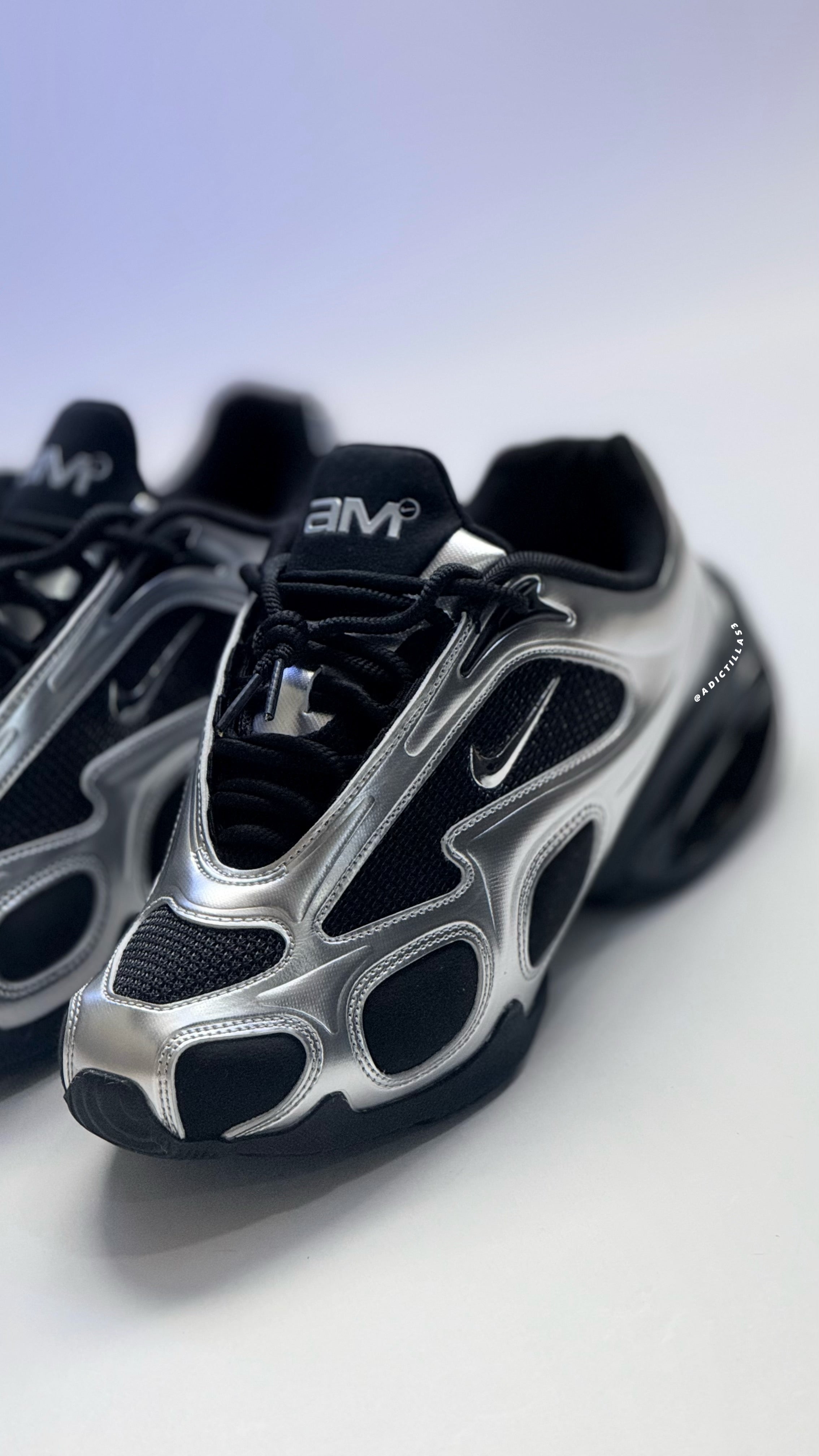 Tenis Nike Air Max Muse Black Metallic Silver