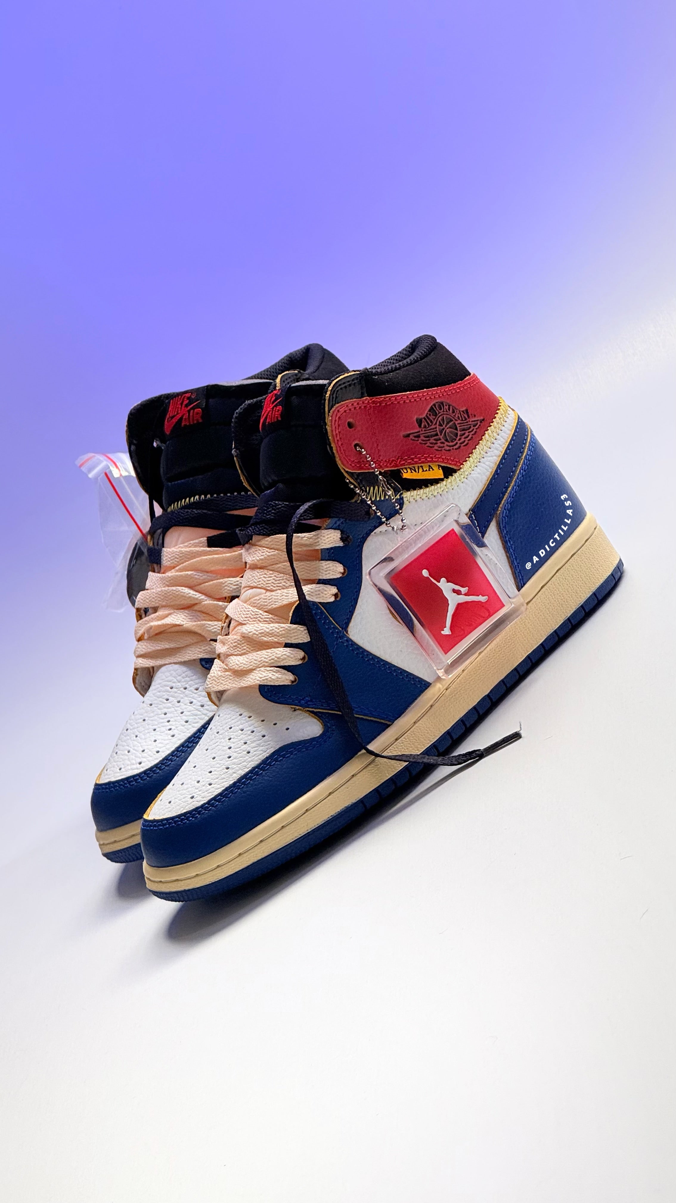 Air Jordan 1 x Union LA High Blue Toe