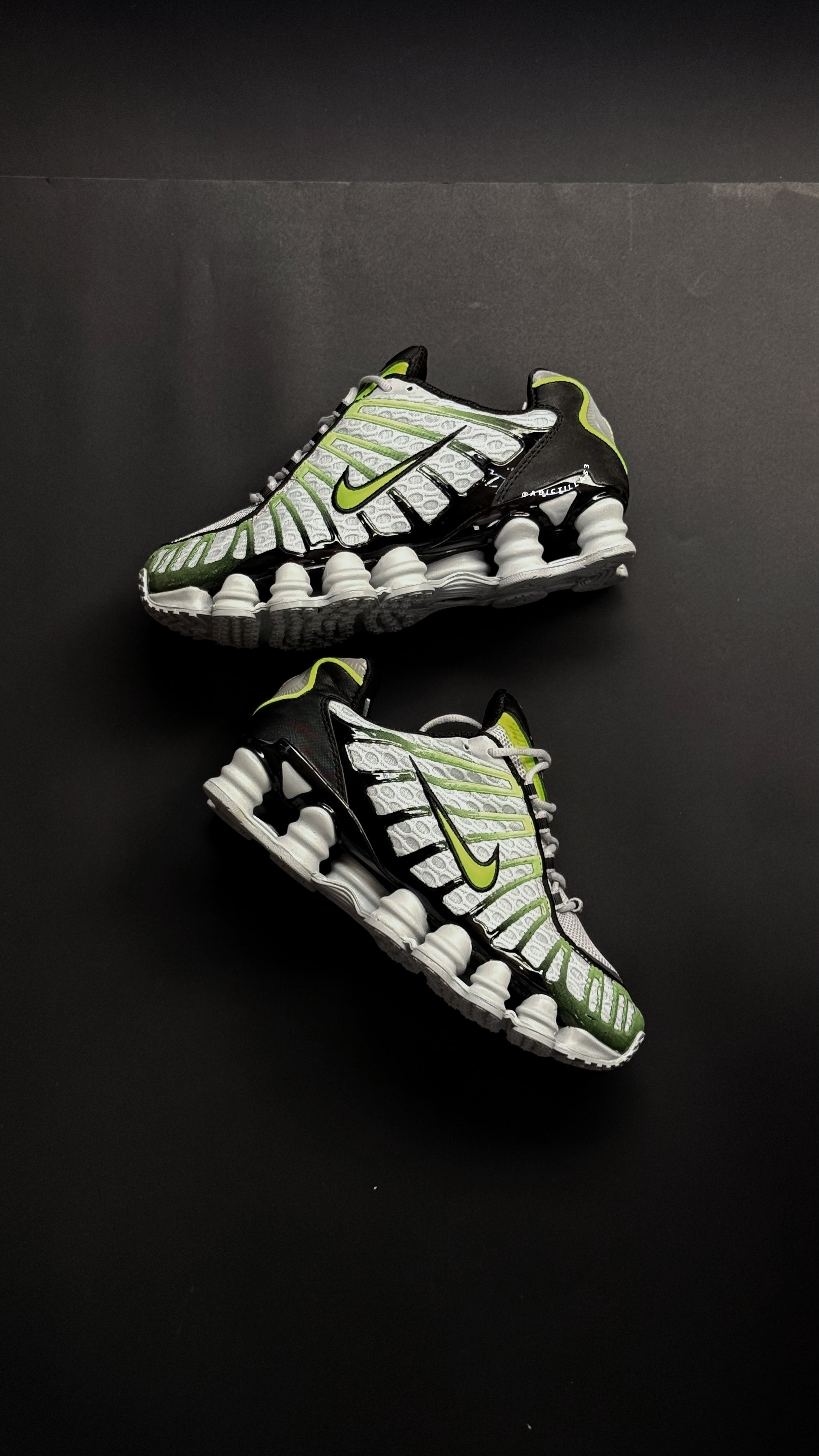 Nike Shox TL Wolf Gray Lime