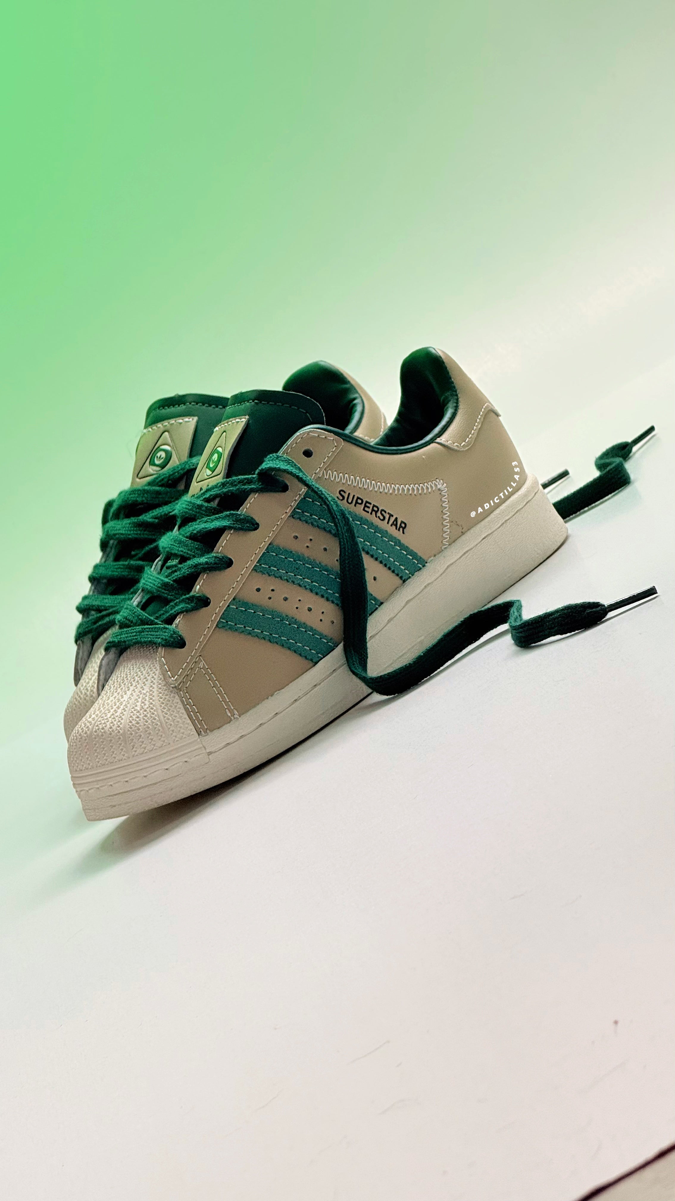 Adidas Originals Superstar 'Tan Green'