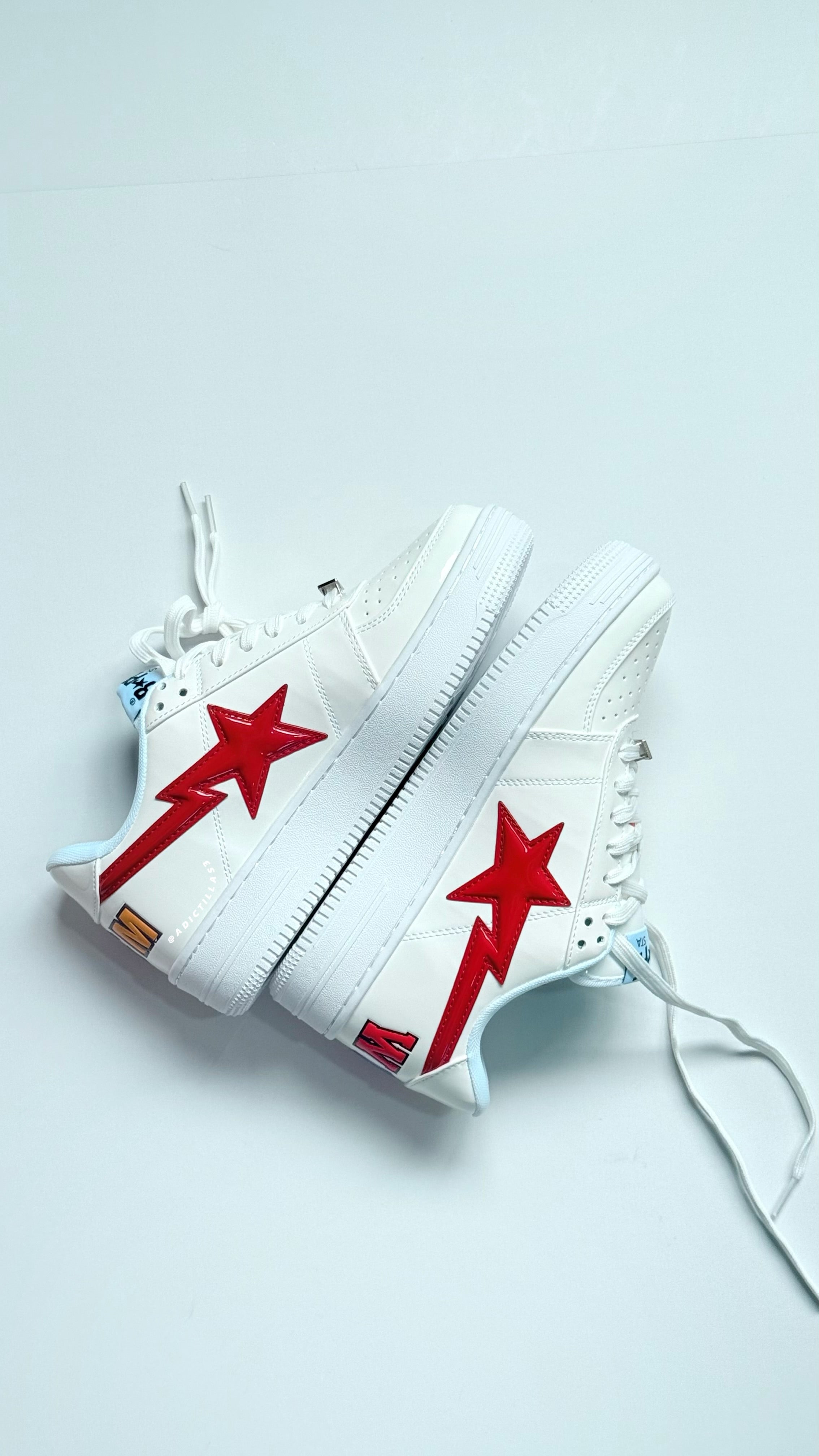 A Bathing Ape BAPE Sta Low Shark White