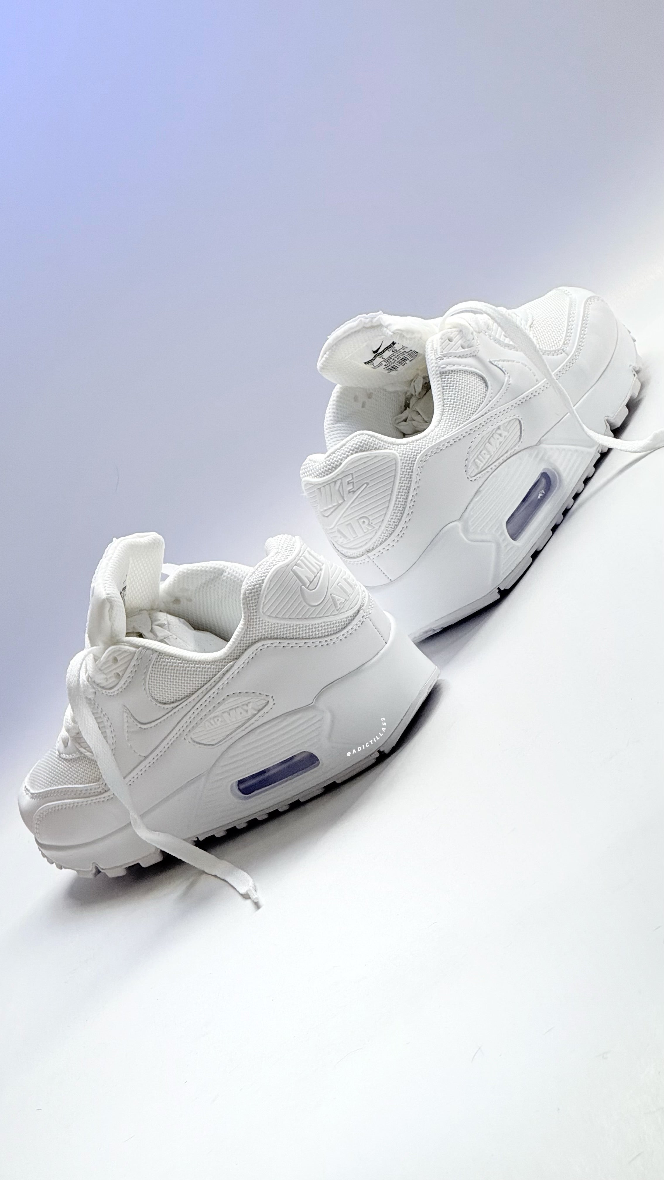 Tenis Nike Air Max 90 Triple White