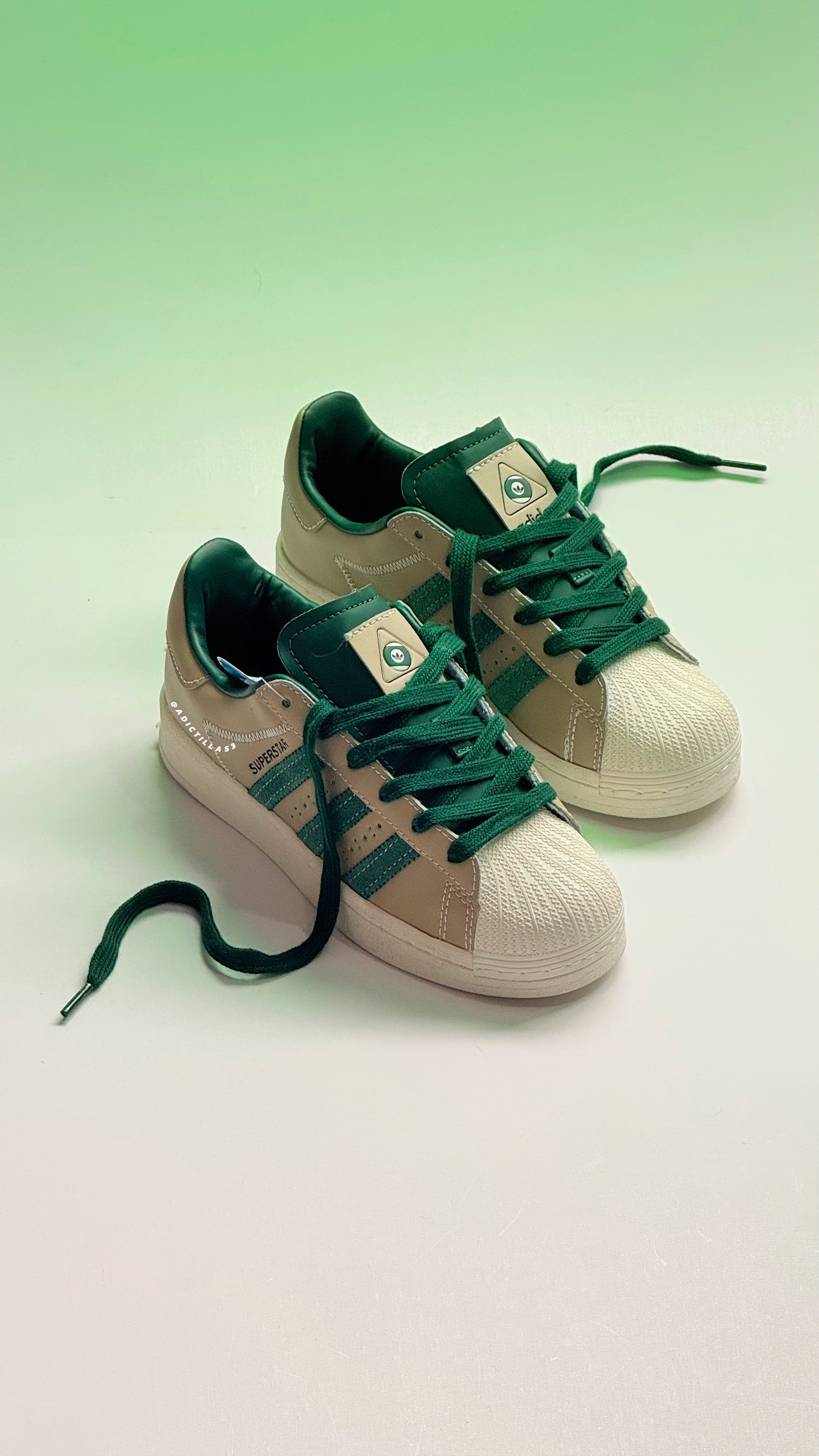 Adidas Originals Superstar 'Tan Green'