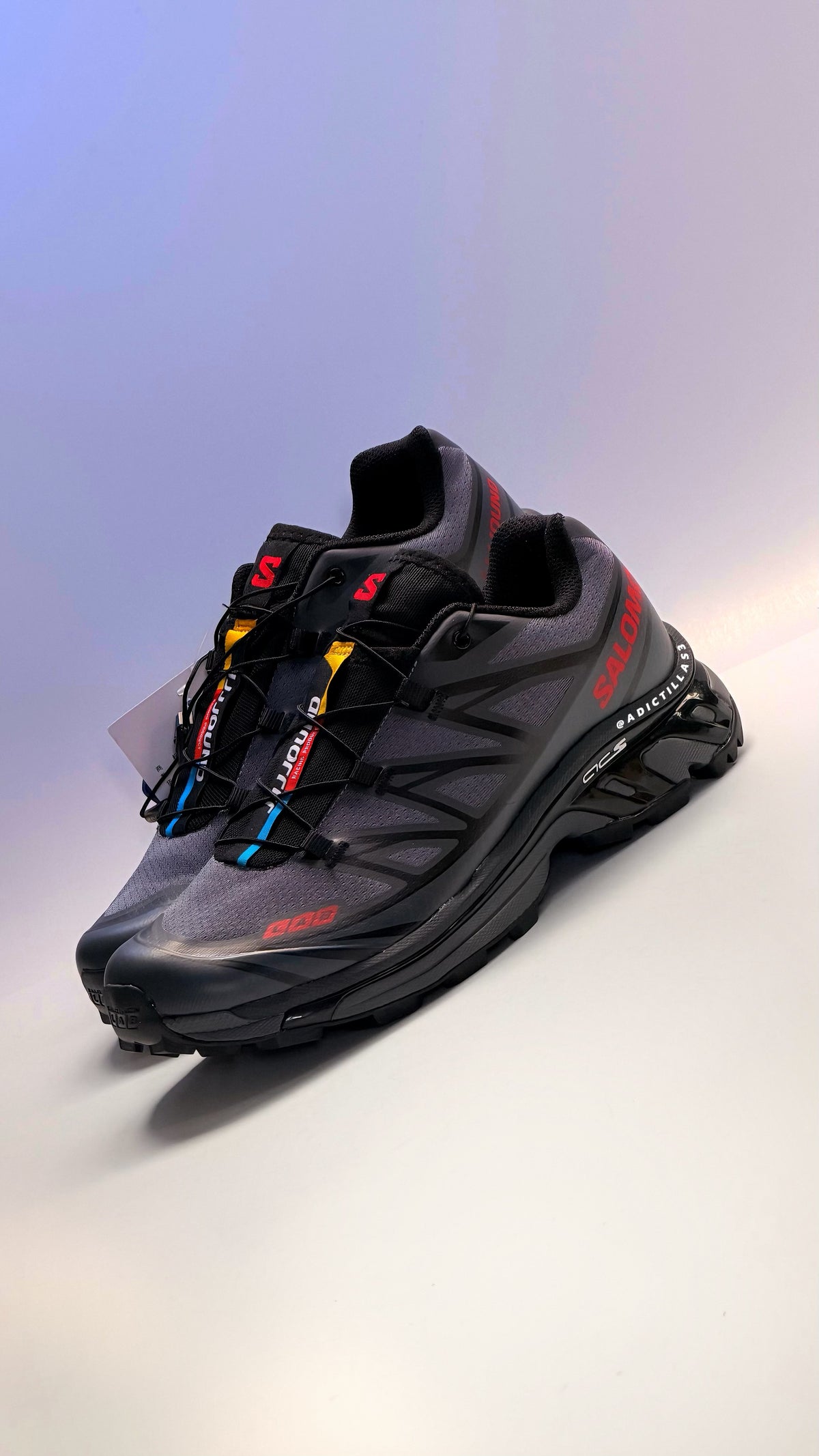 Salomón XT-6 "JJJJound - Black Fiery Red “
