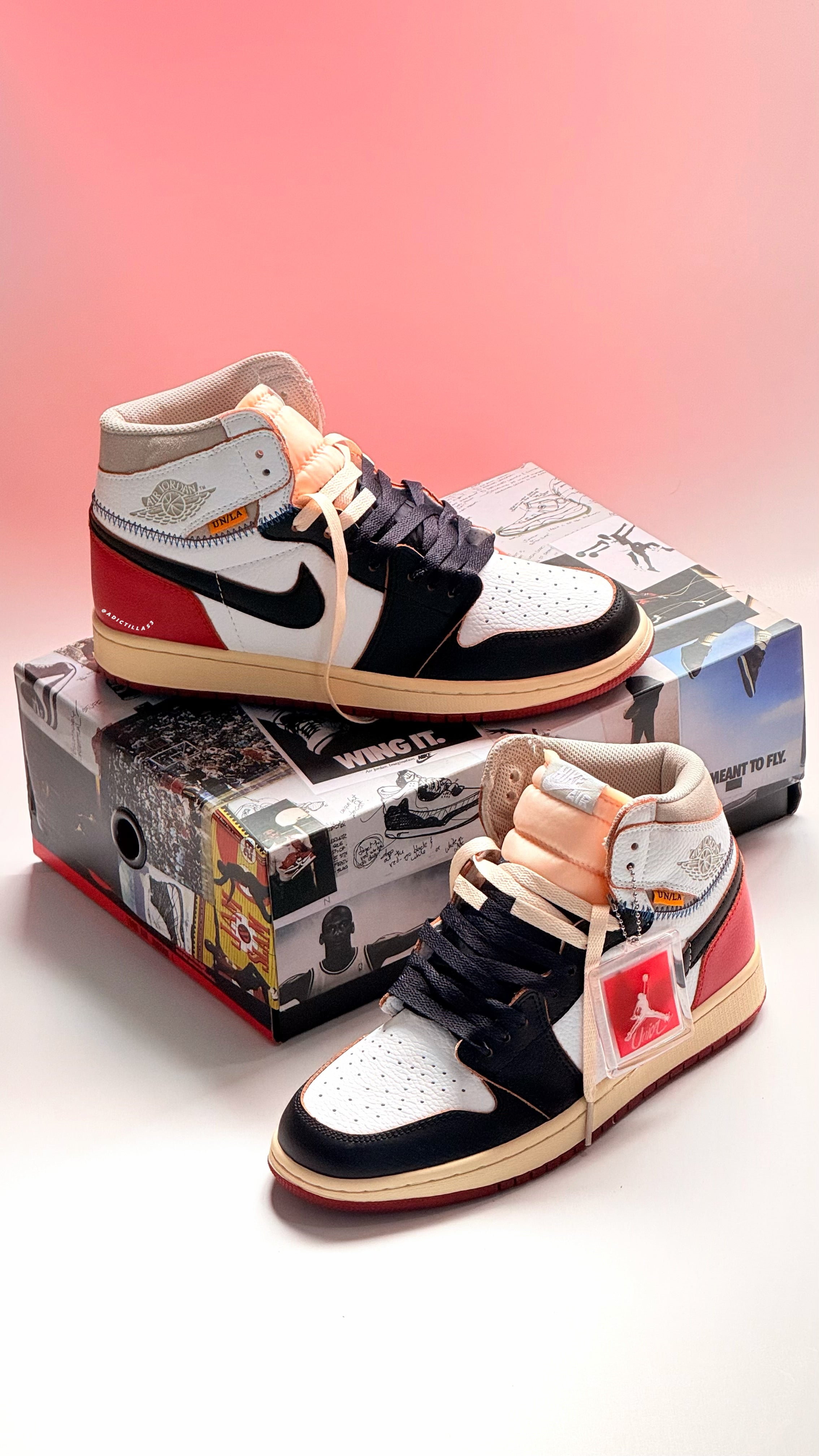Union LA x Air Jordan 1 Retro High NRG 'Black Toe'