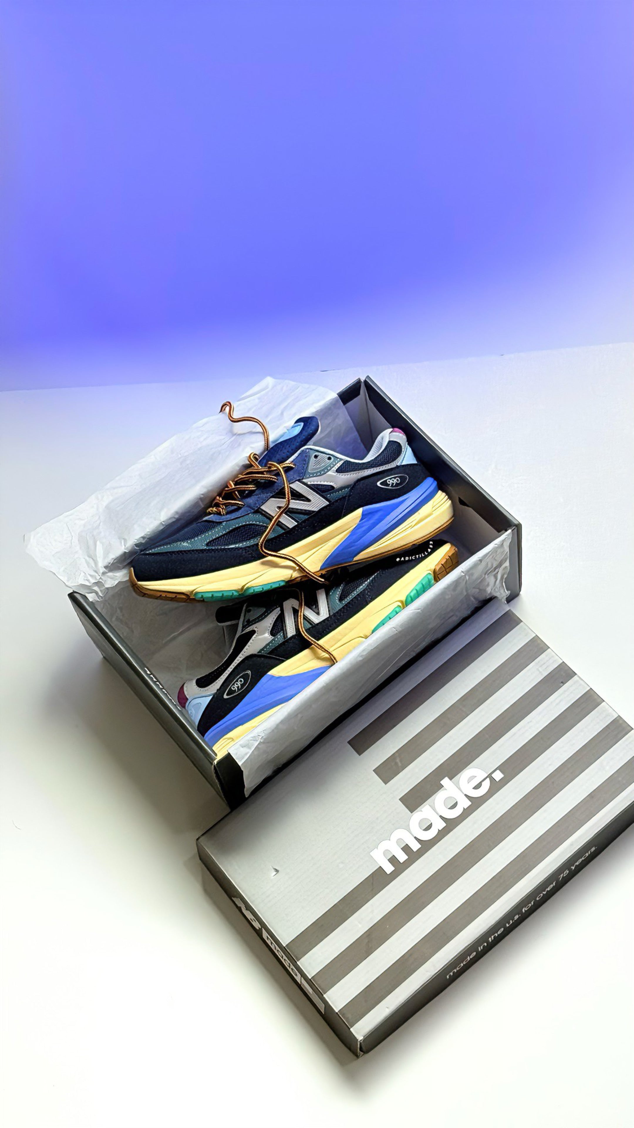 New Balance 990v6 Action Bronson Lapis Lazuli
