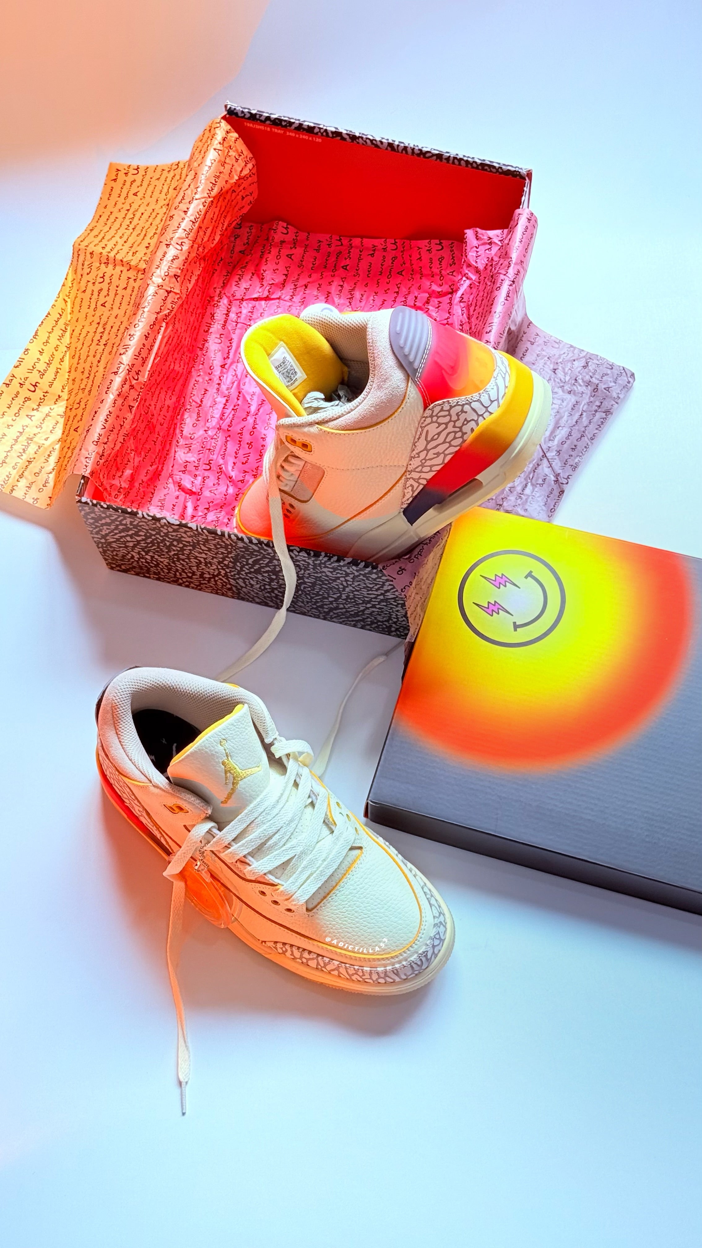 Air Jordan 3 x J Balvin    “ Medellín Sunset “