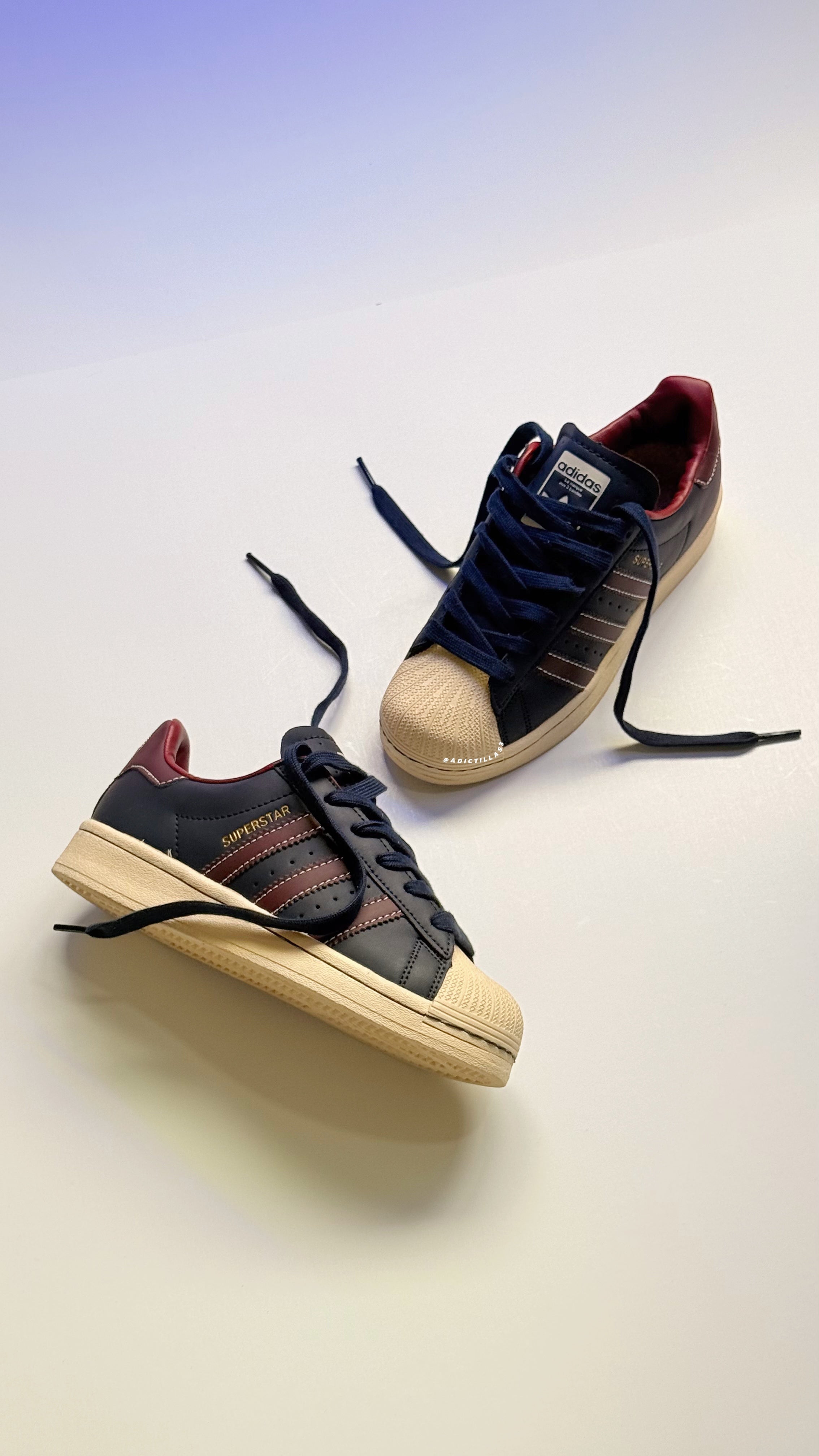Adidas Originals Superstar 'Dark Navy Red'