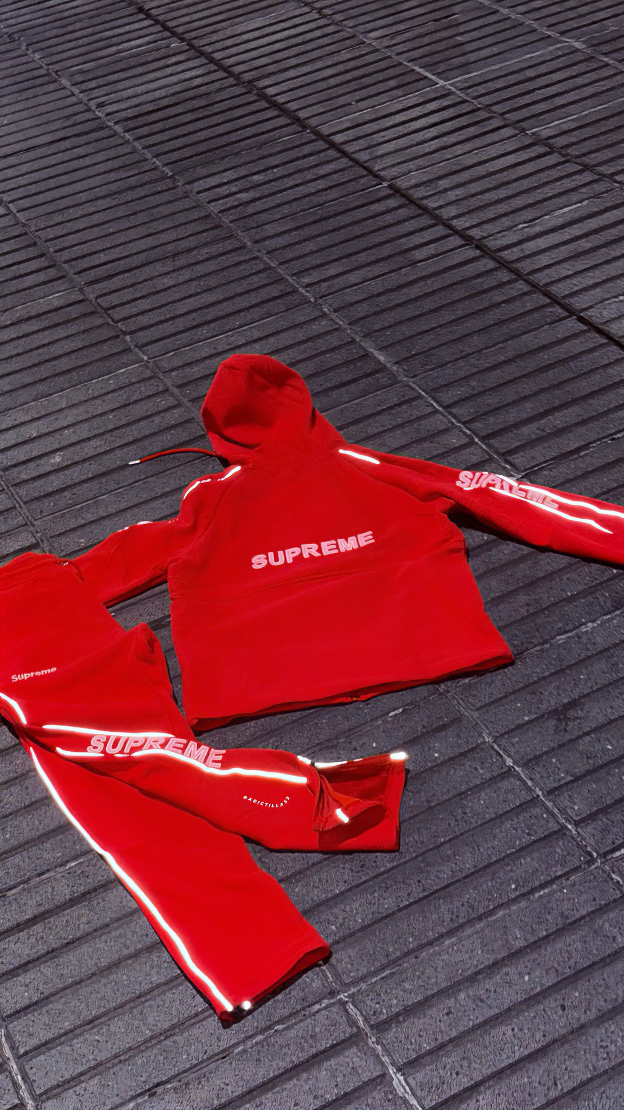 Sudadera Supreme Reflective