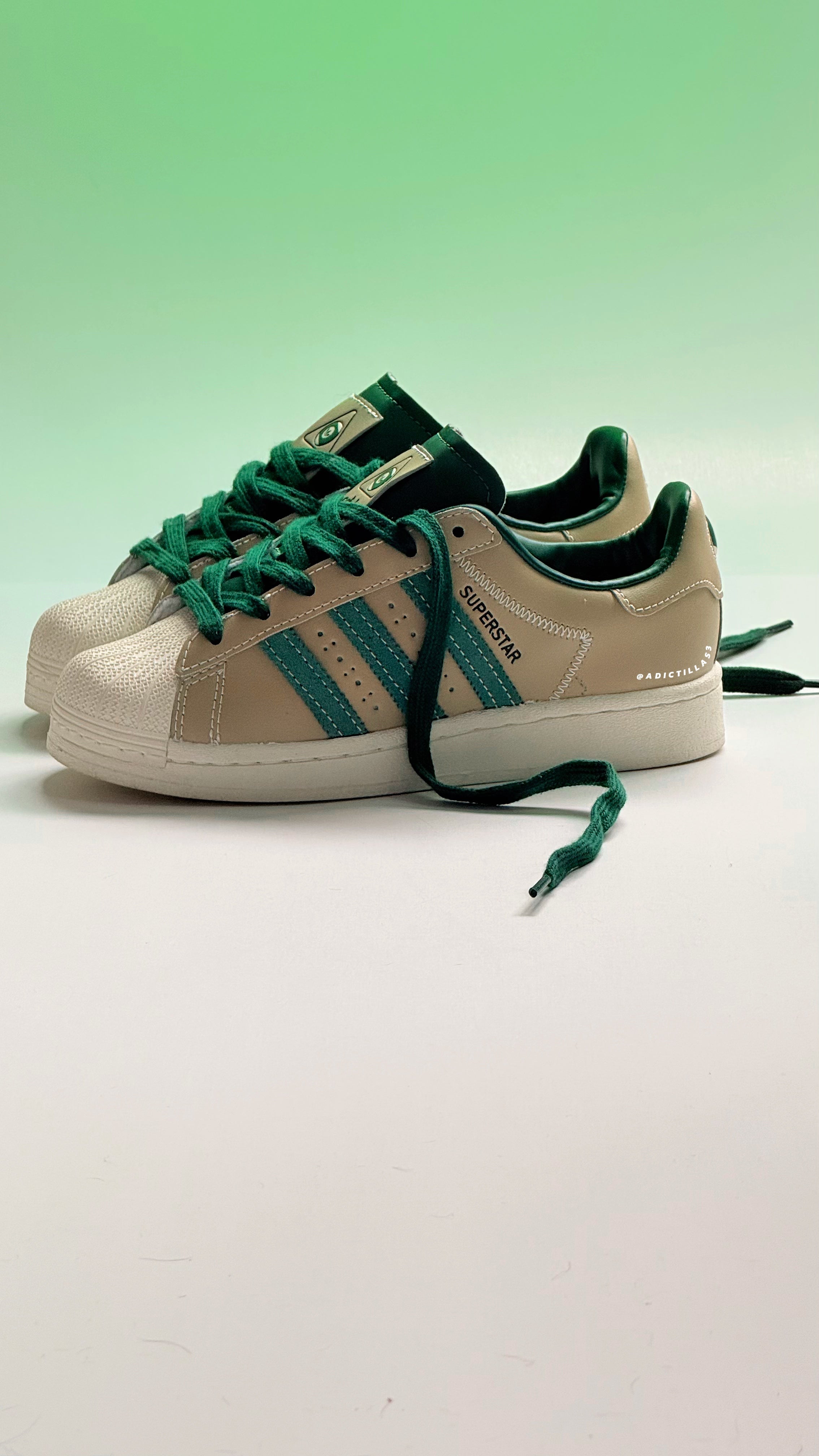 Adidas Originals Superstar 'Tan Green'