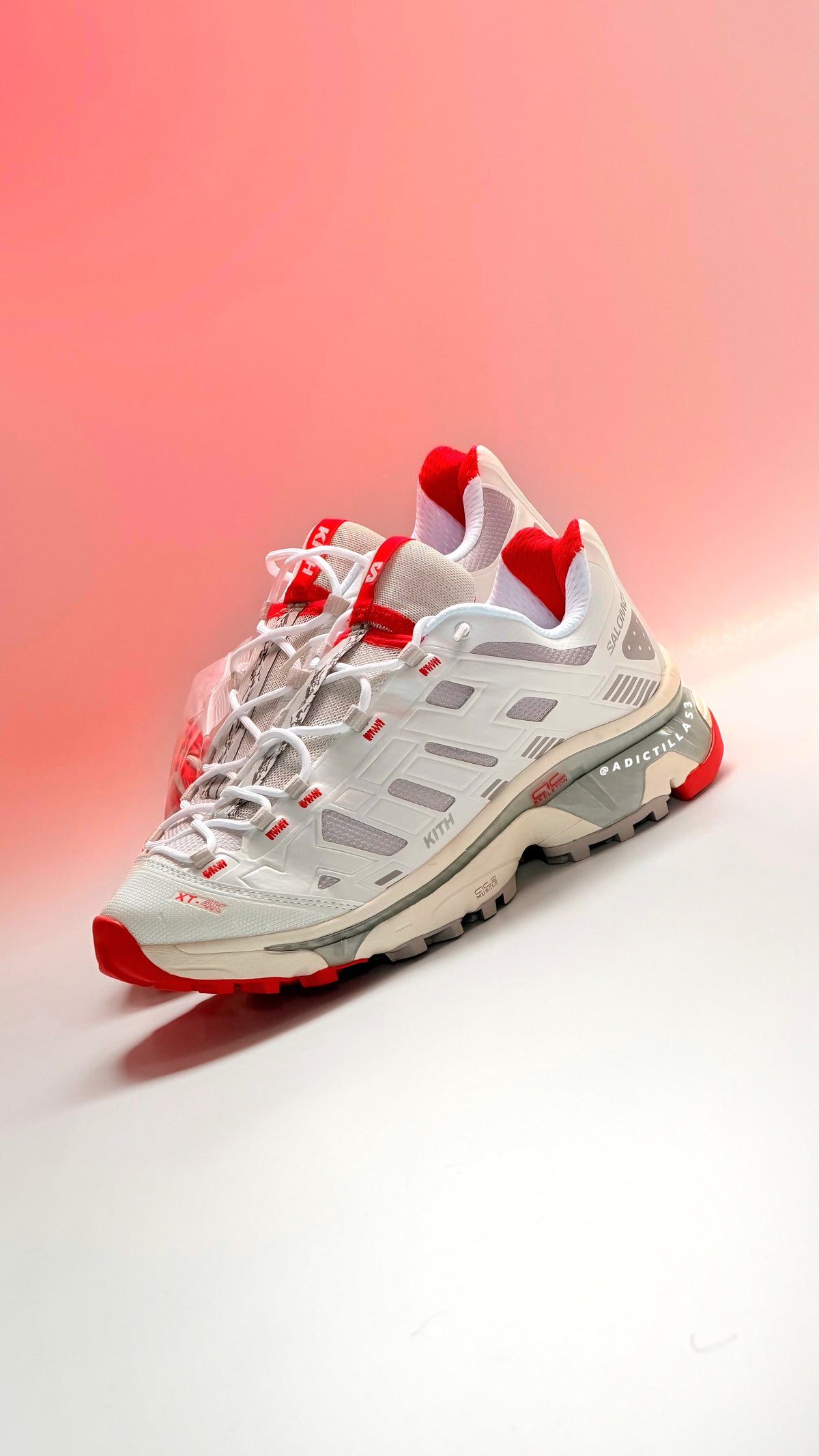 Salomón XT-4K "Kithmas White Red “