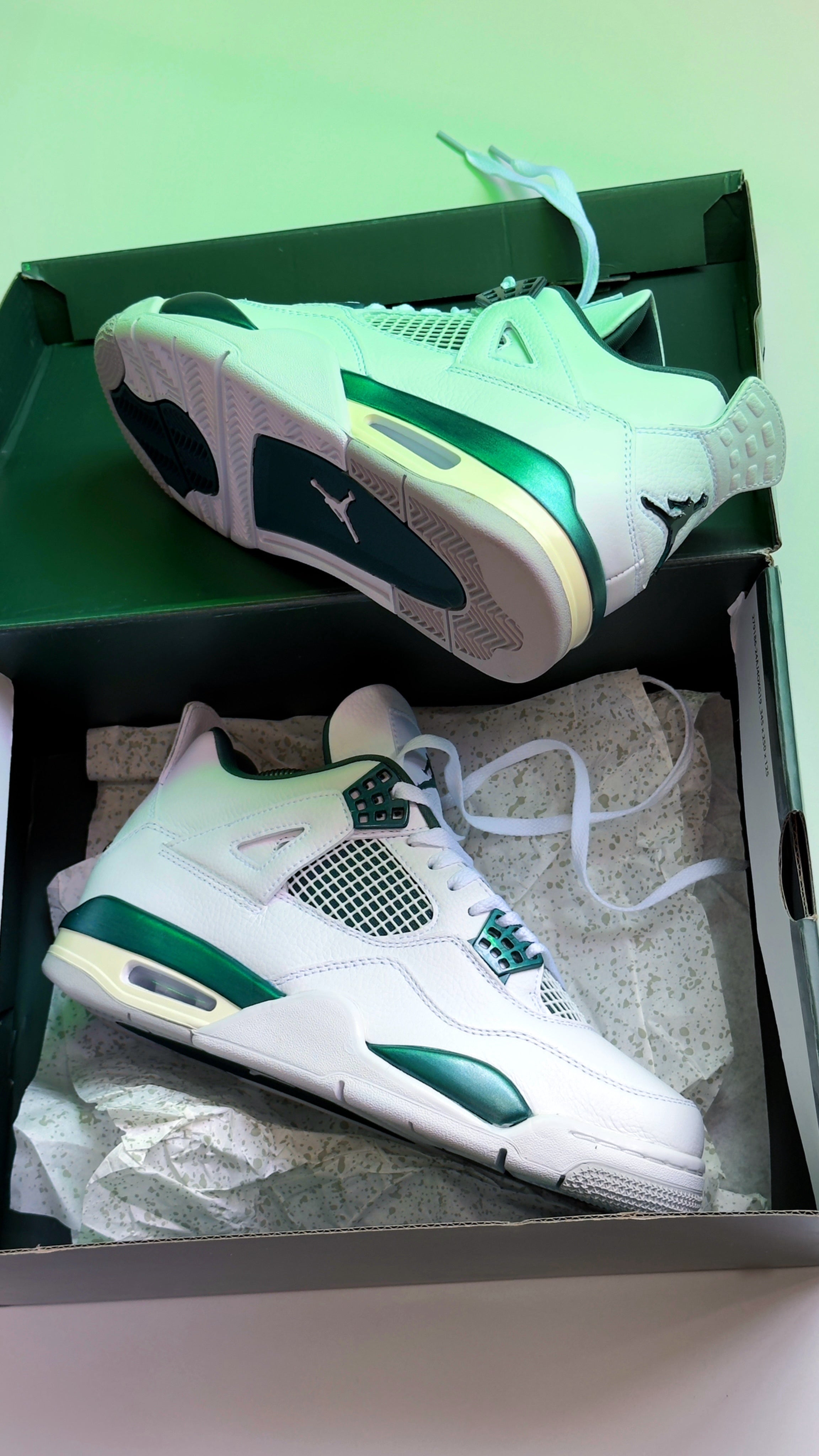 Jordan 4 Retro 'Oxidized Green'