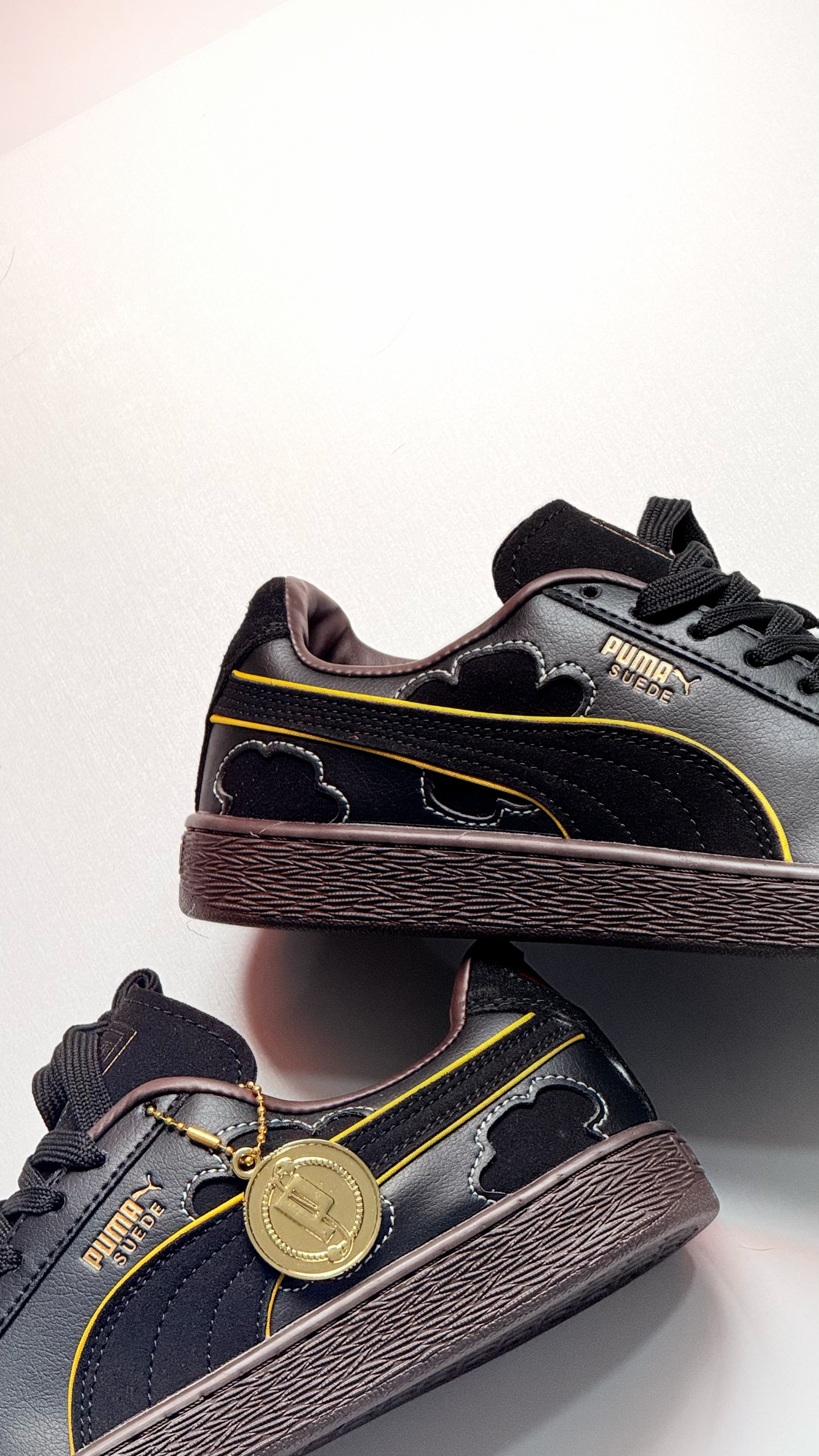 Puma Suede x One Piece Black