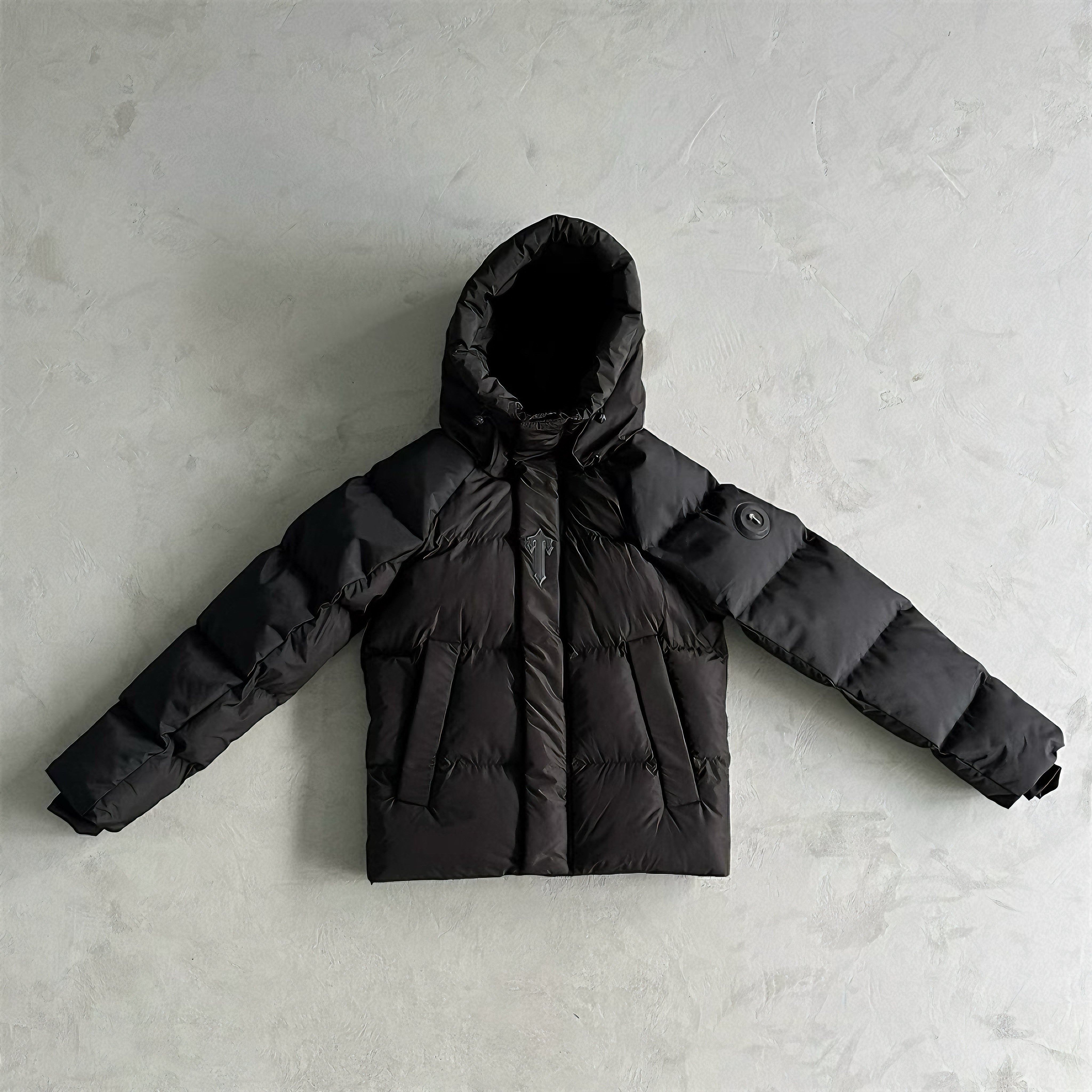TRAPSTAR IRONGATE ARCH PUFFER JACKET BLACK