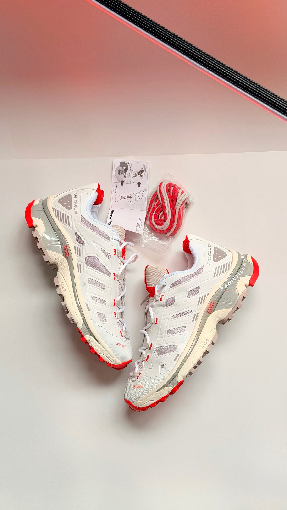 Salomón XT-4K "Kithmas White Red “