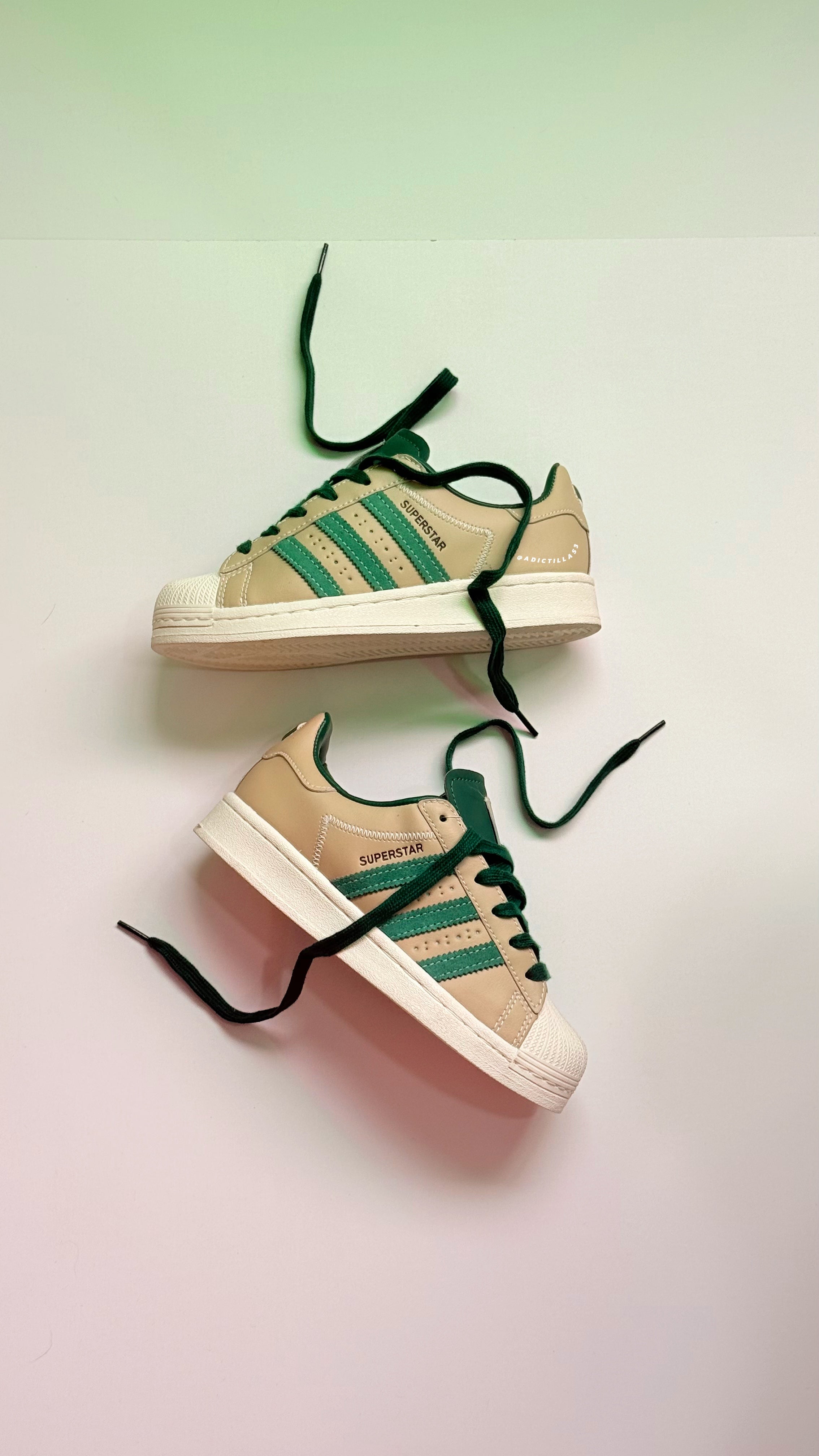 Adidas Originals Superstar 'Tan Green'