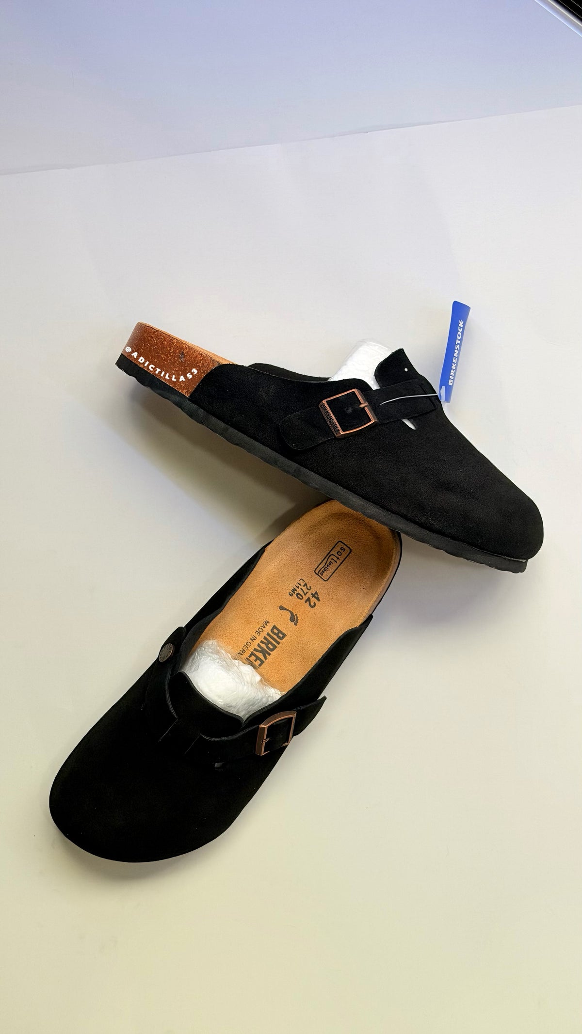 Birkenstock Boston suede mules