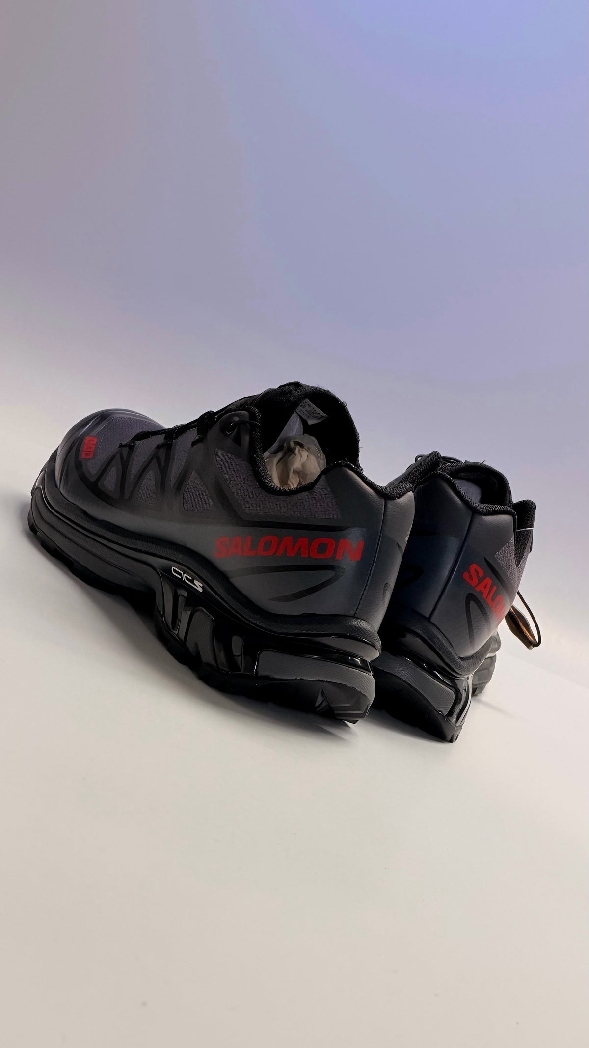 Salomón XT-6 "JJJJound - Black Fiery Red “