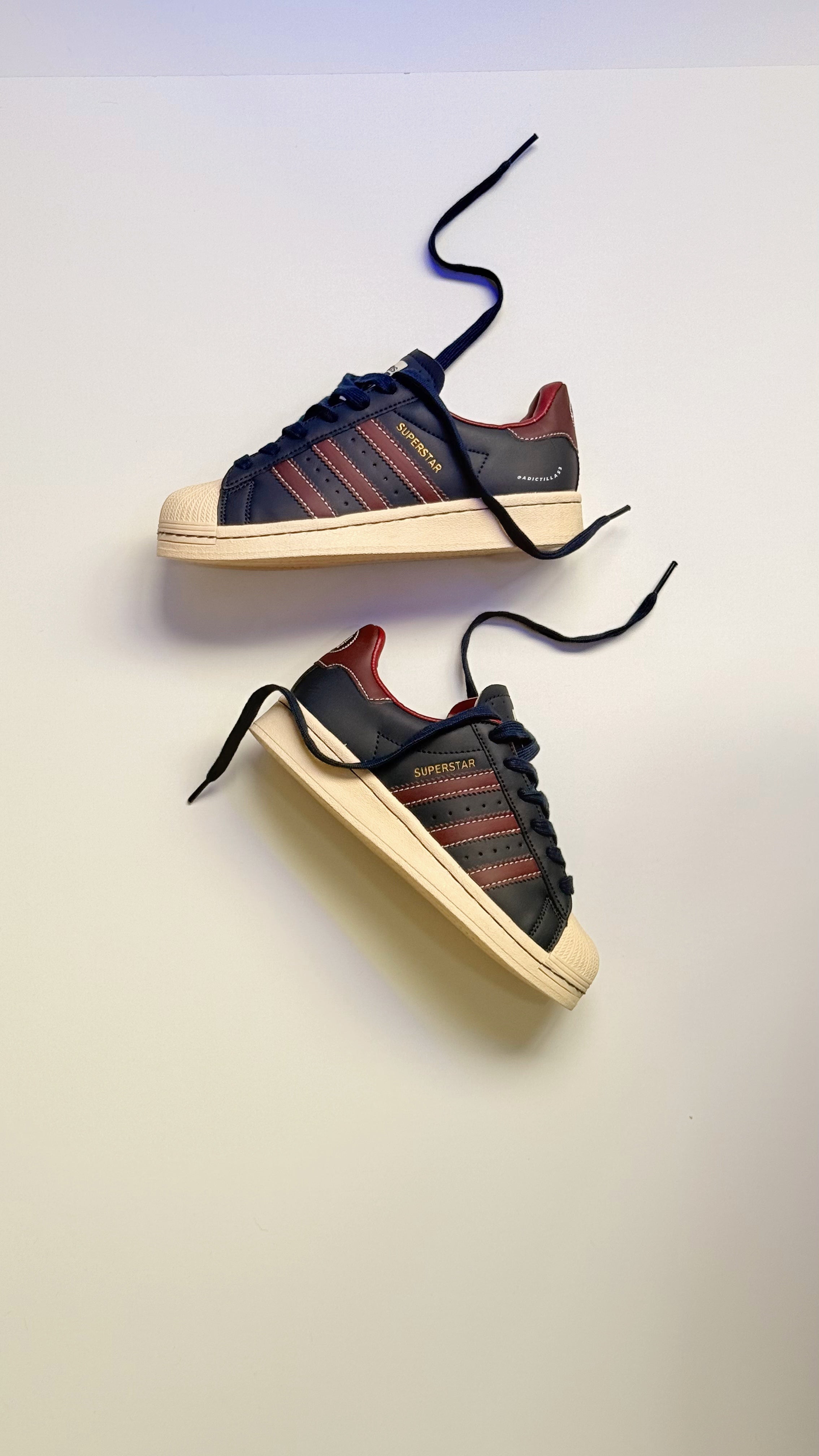 Adidas Originals Superstar 'Dark Navy Red'