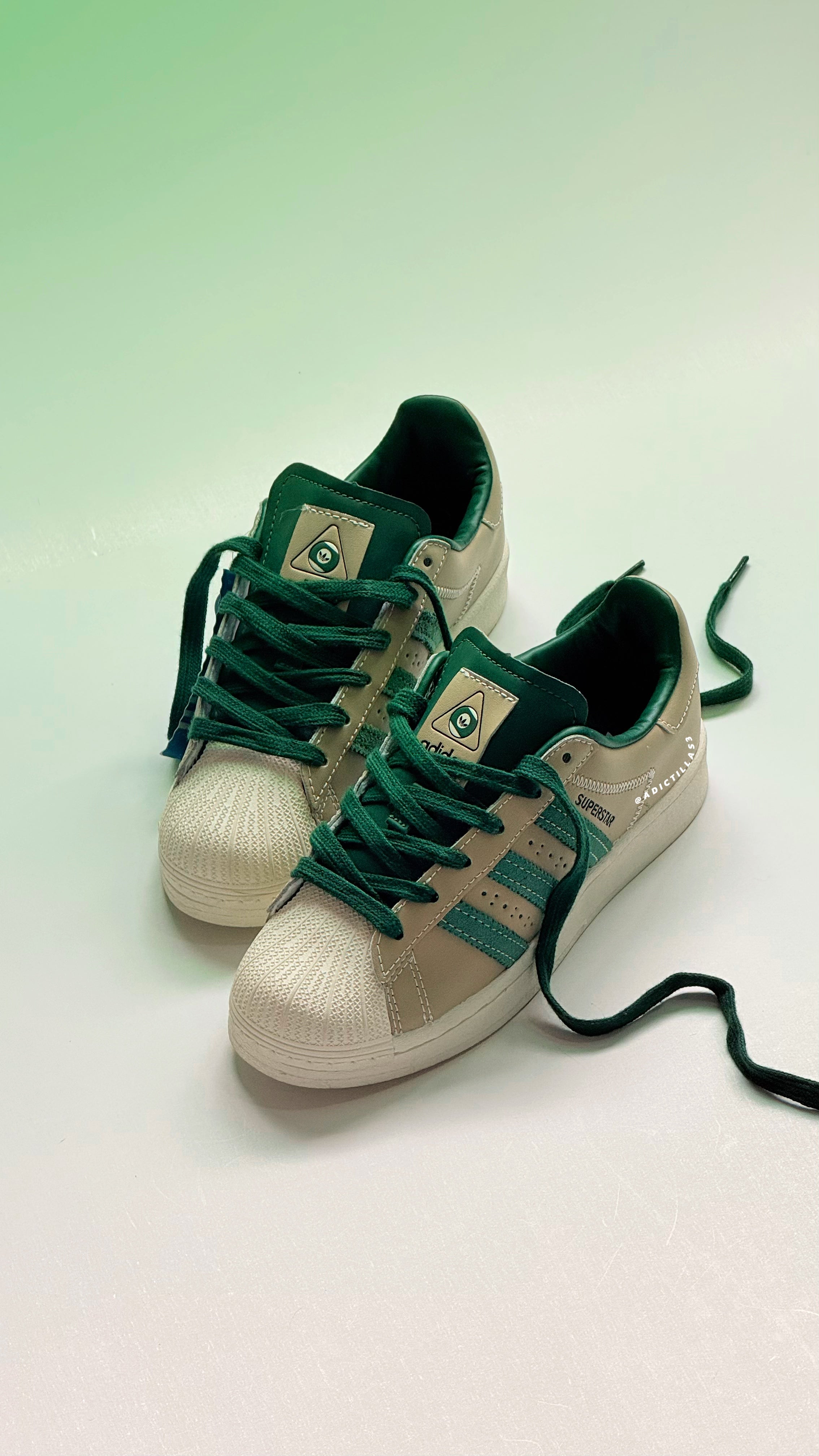 Adidas Originals Superstar 'Tan Green'