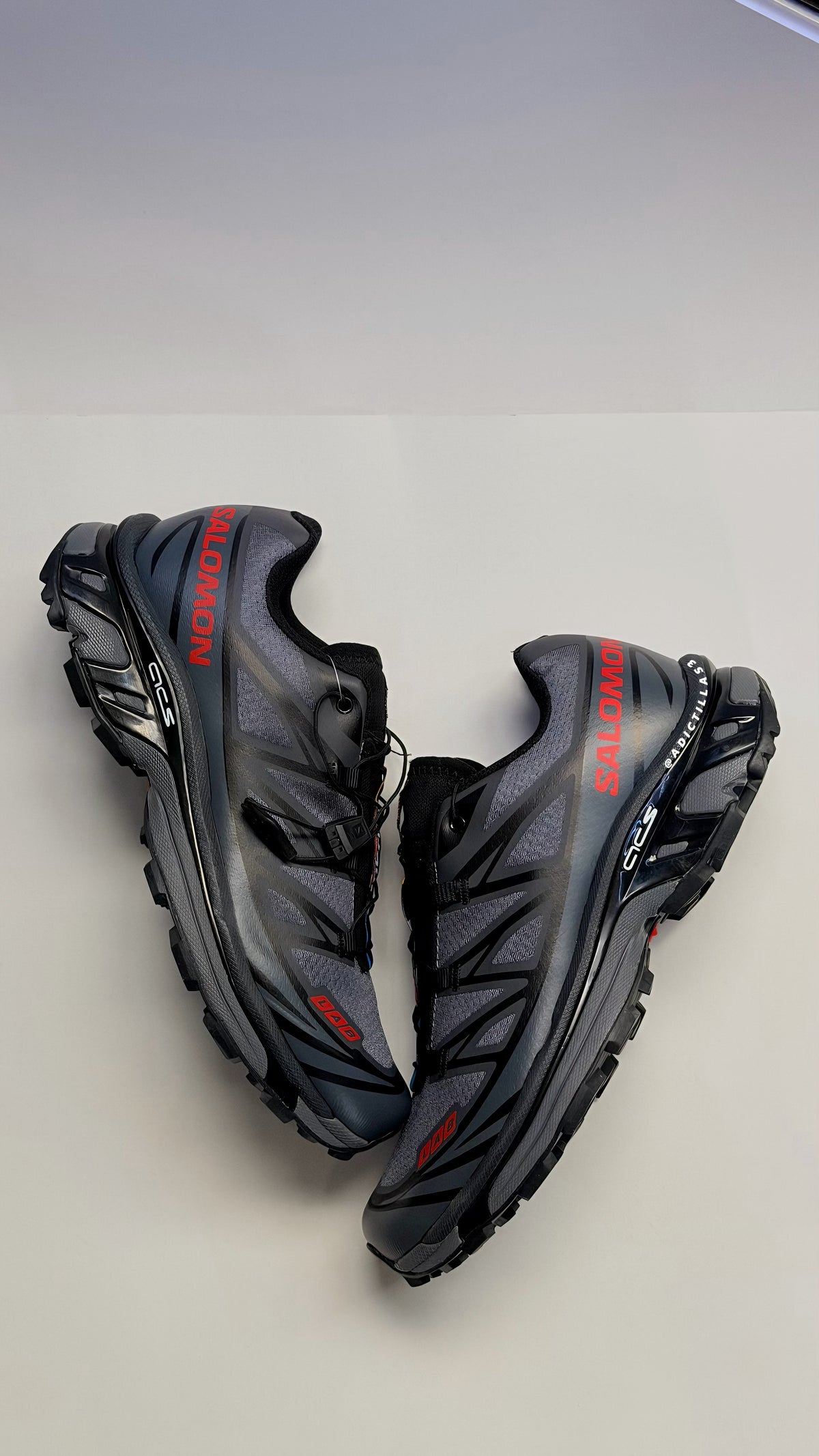 Salomón XT-6 "JJJJound - Black Fiery Red “