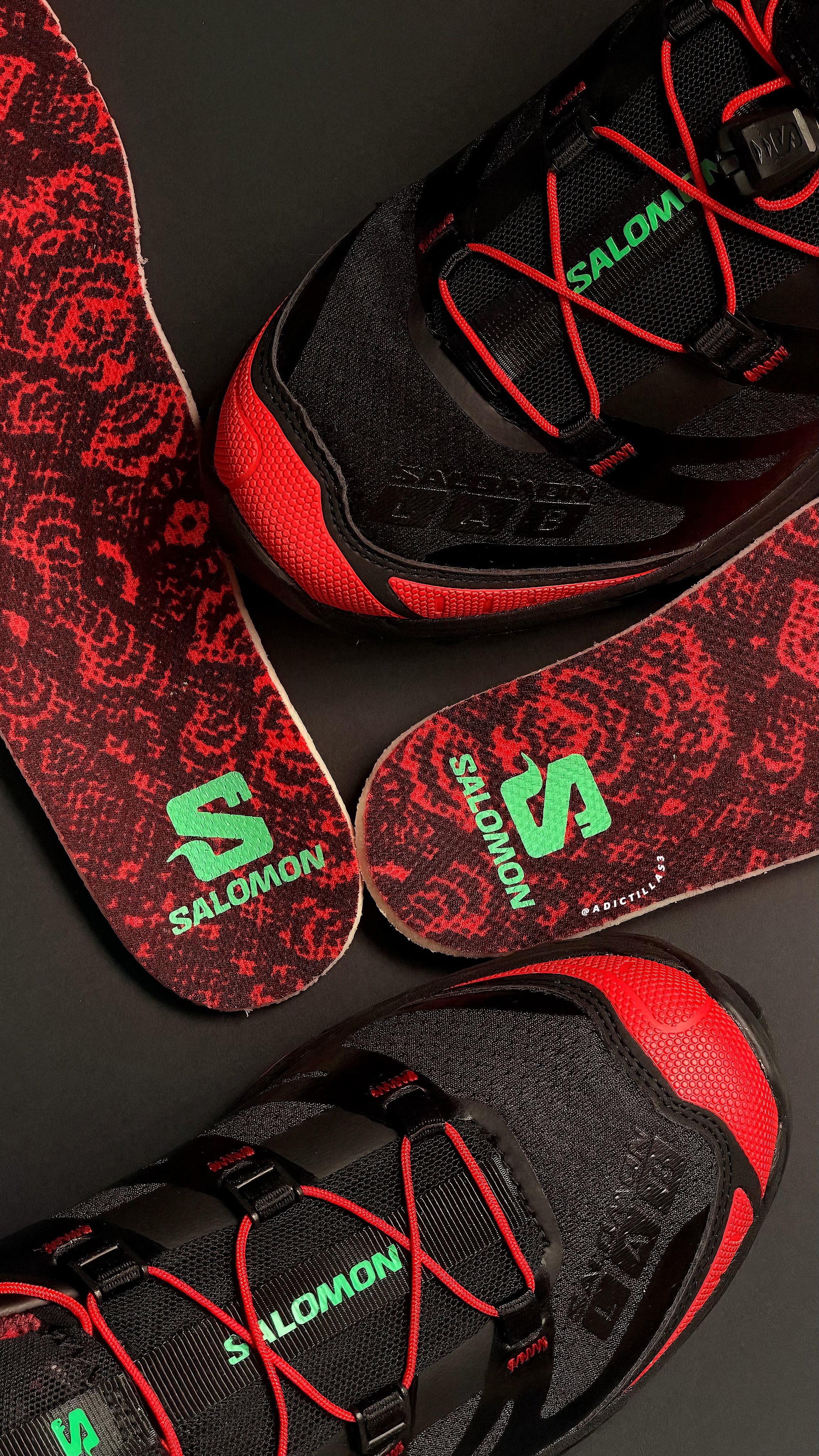 Salomon XT-4 OG El año de la serpiente, víbora roja