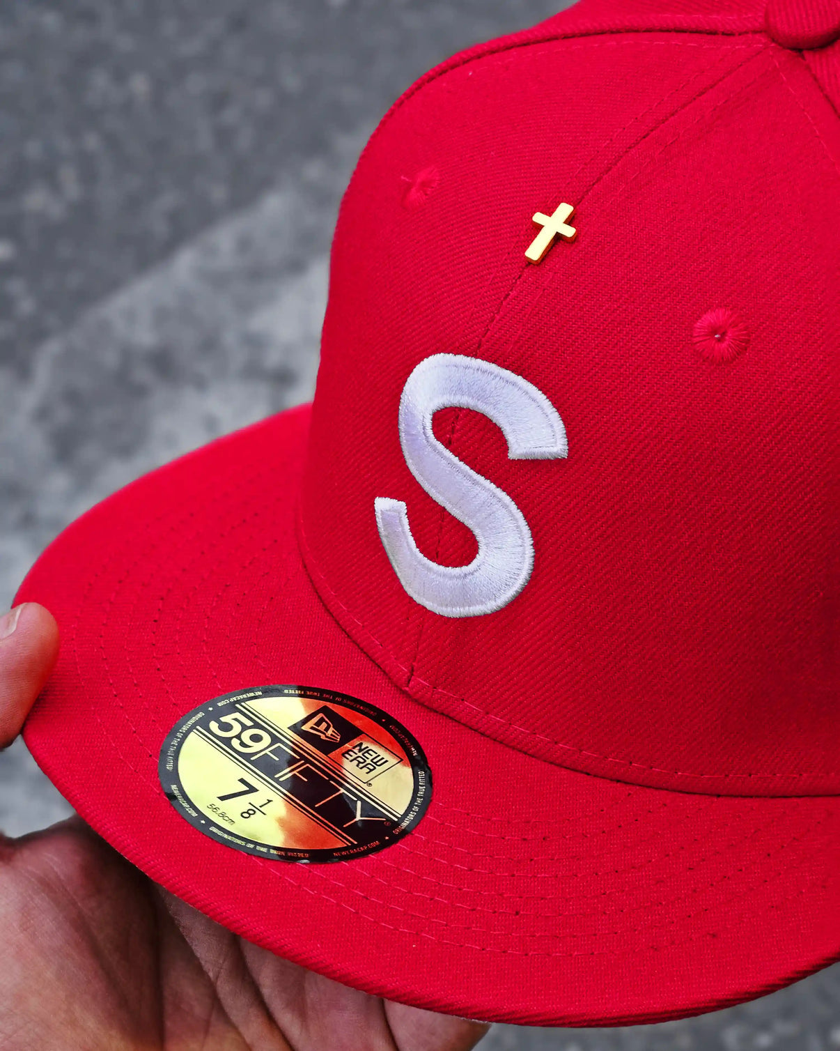 New Era X Supreme Jesus Piece S Logo