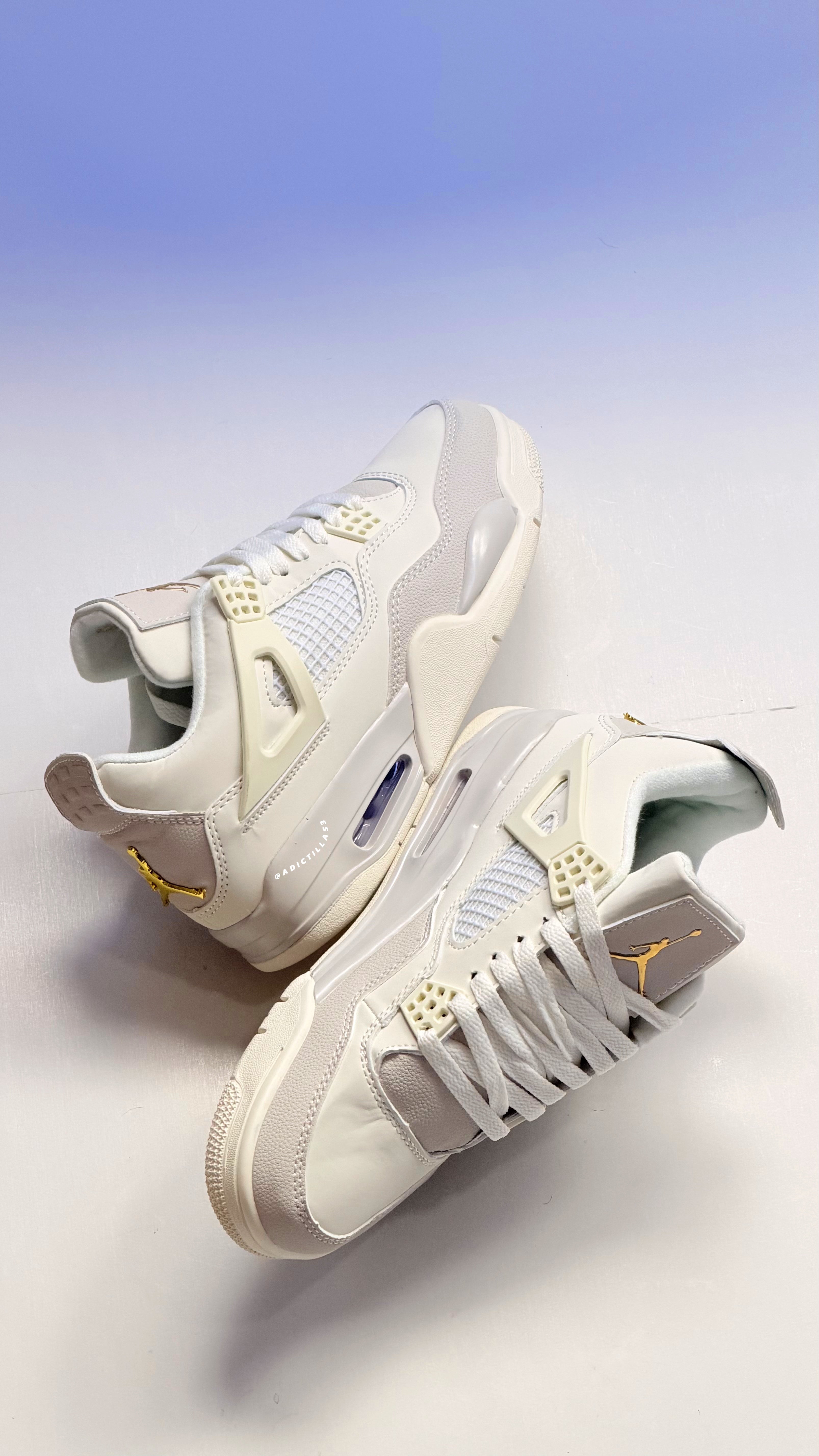 Air Jordan 4 Cream Gold
