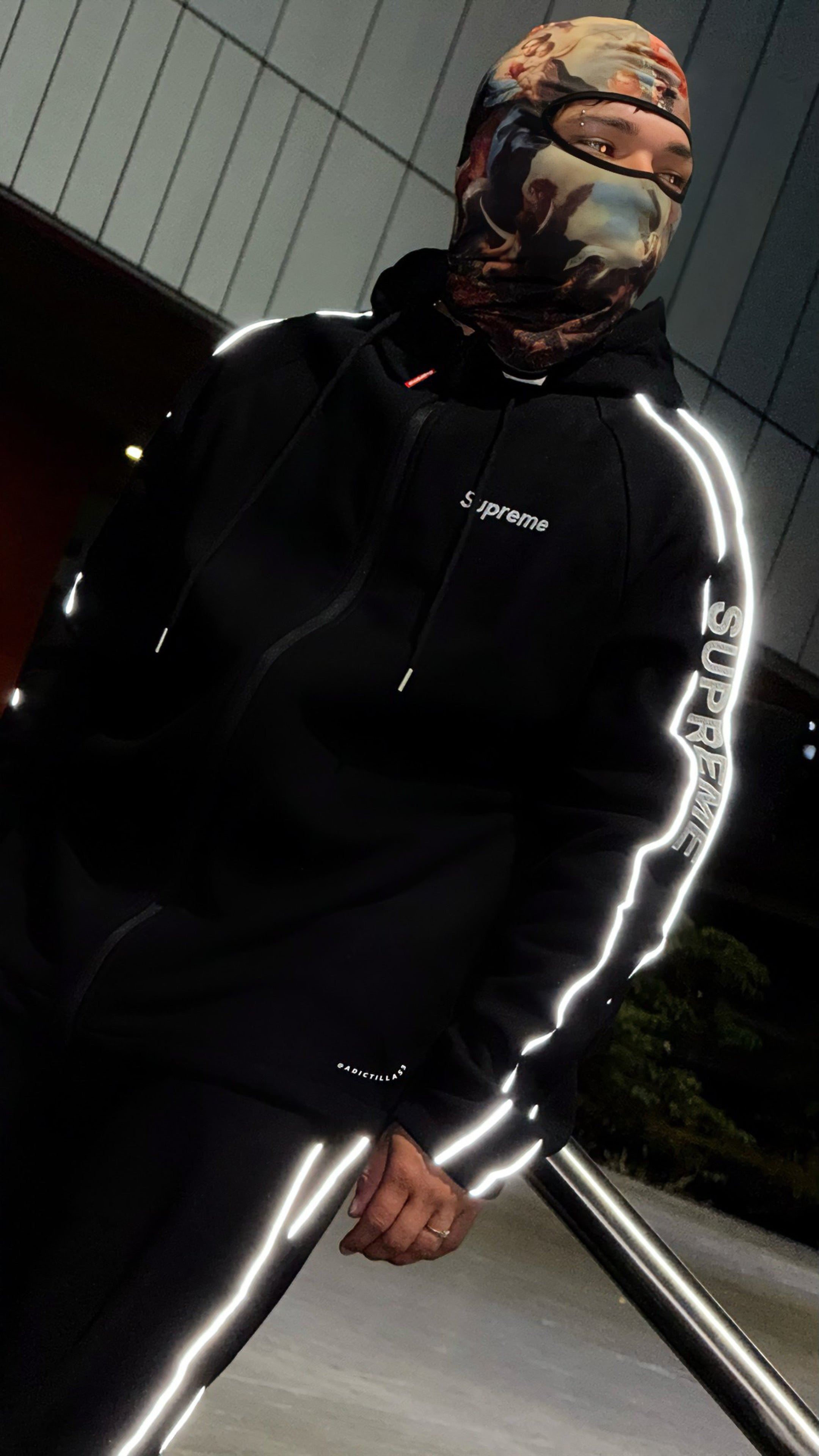 Sudadera Supreme Reflective
