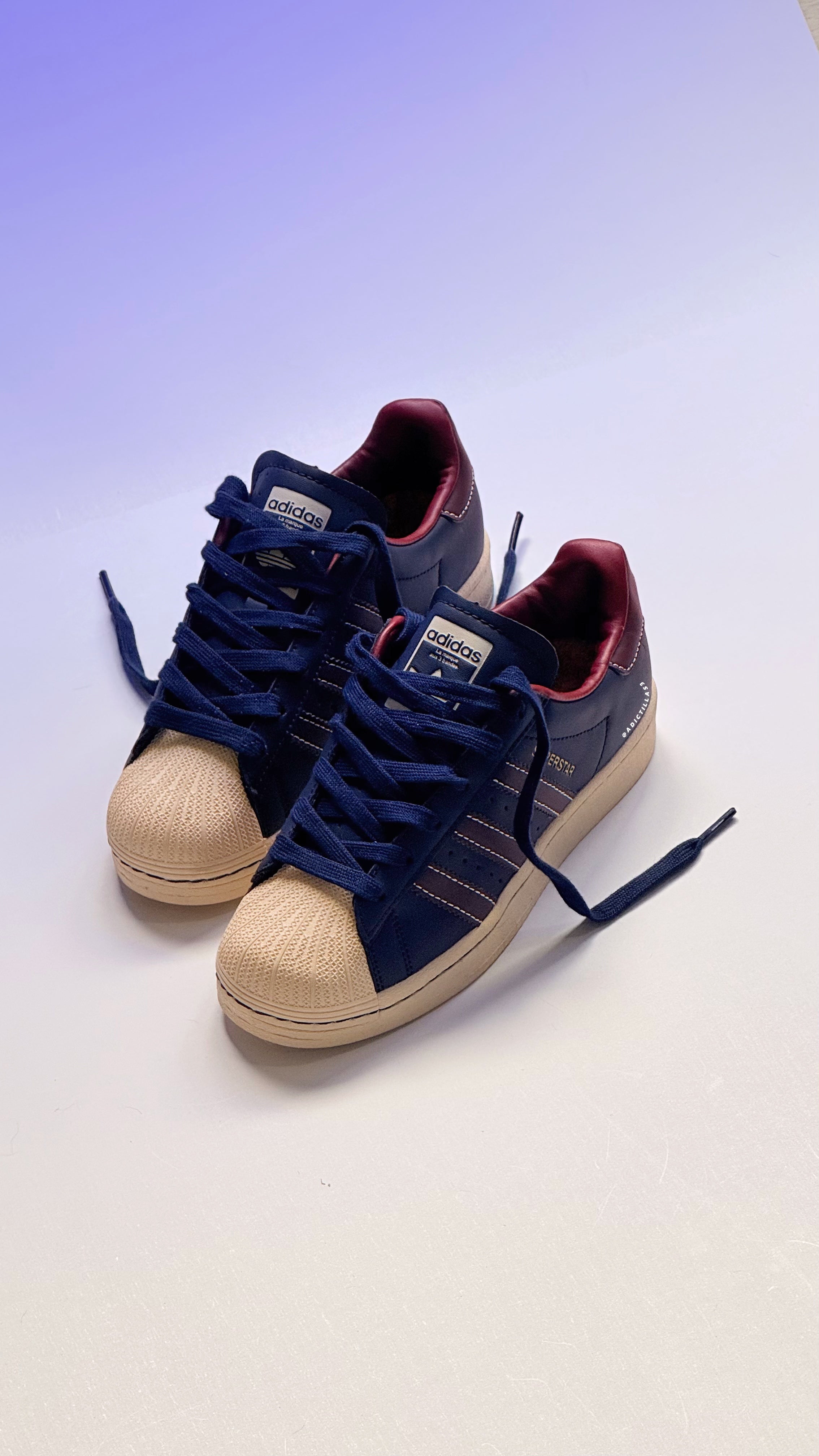 Adidas Originals Superstar 'Dark Navy Red'