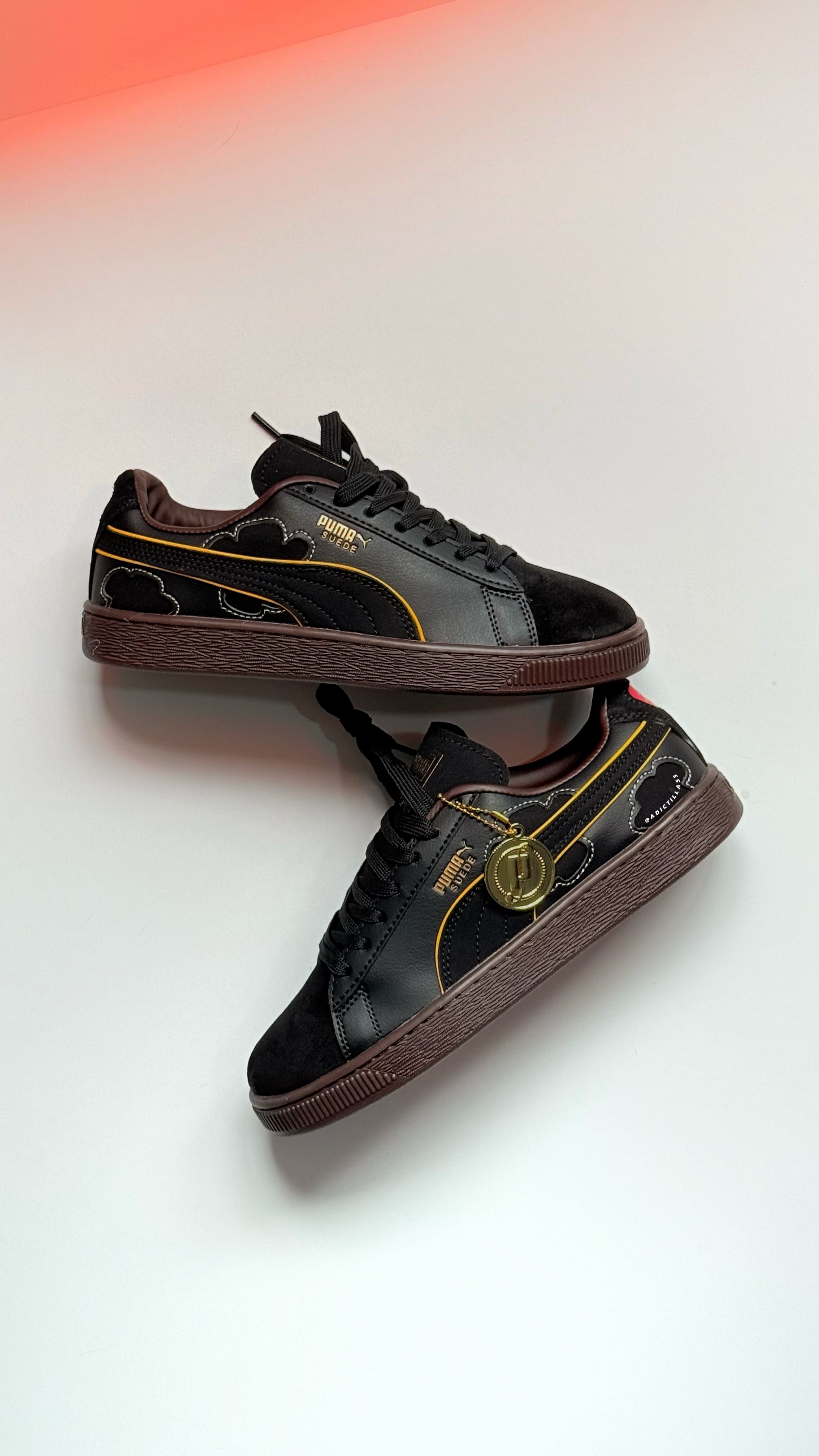 Puma Suede x One Piece Black
