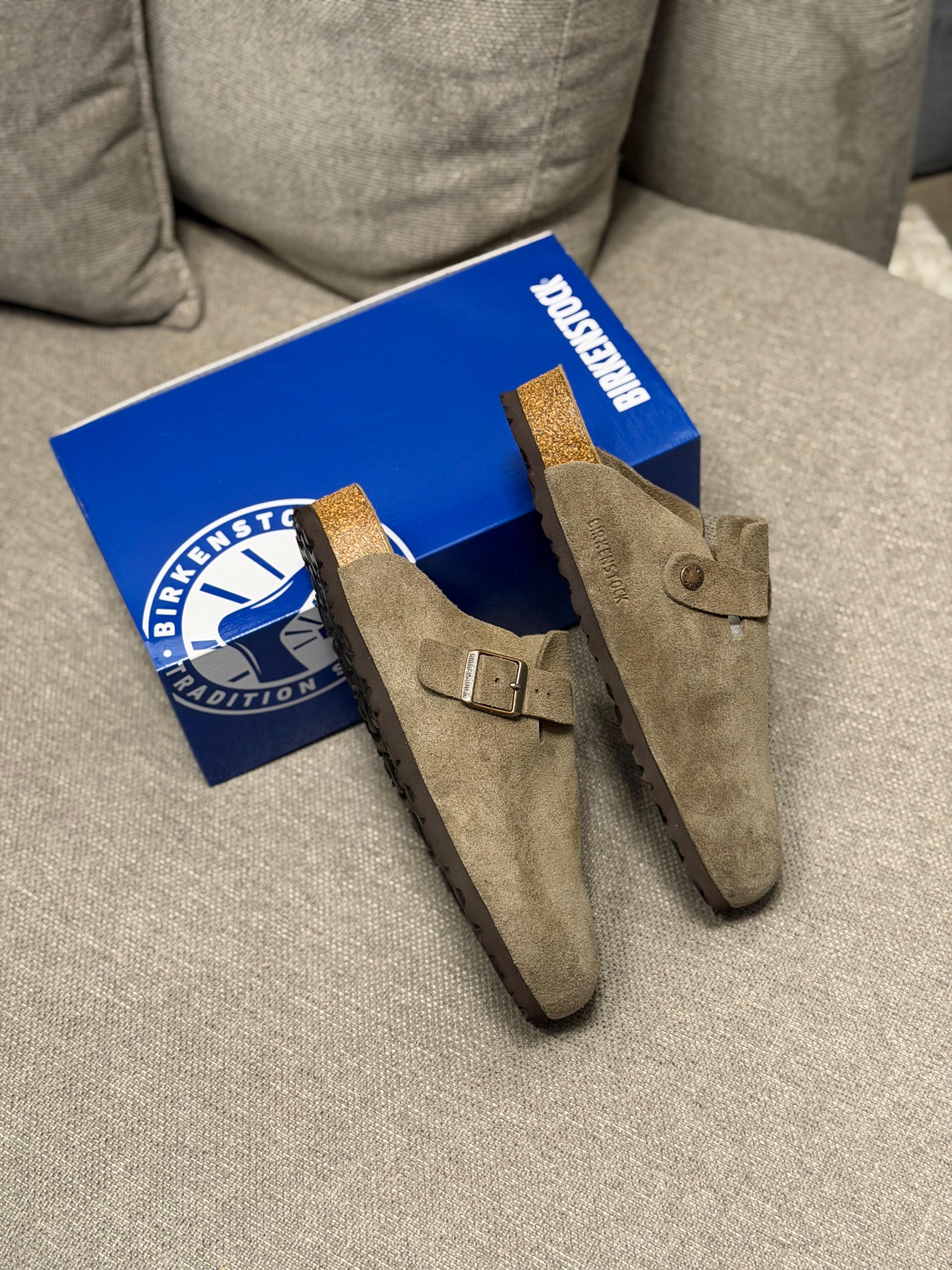 Birkenstock
sandalias de gamuza