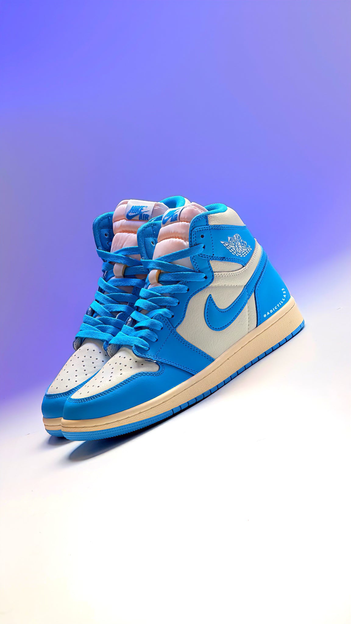 Jordan 1 UNC Reimagined                            'Dark Powder Blue'