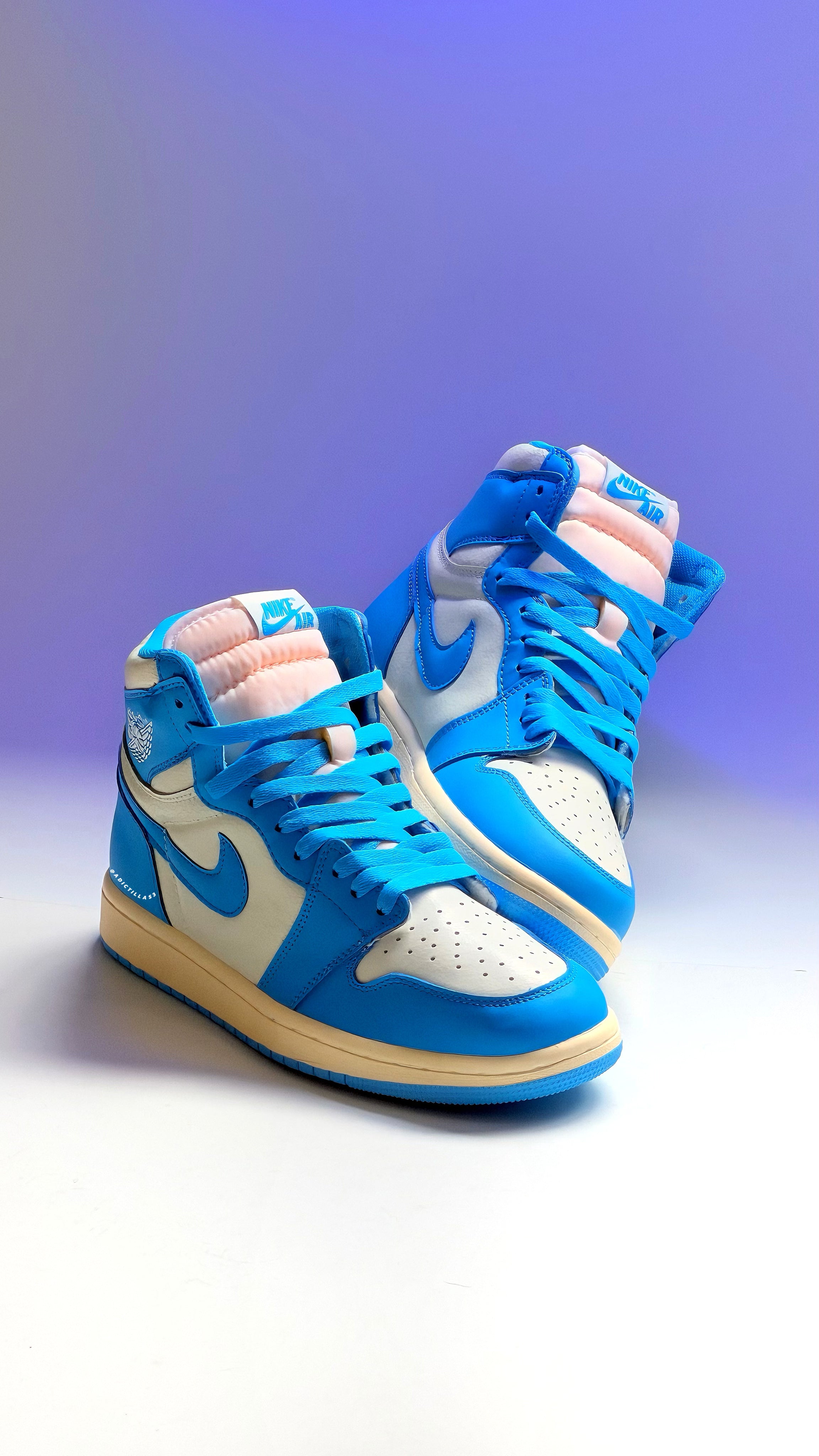 Jordan 1 UNC Reimagined                            'Dark Powder Blue'