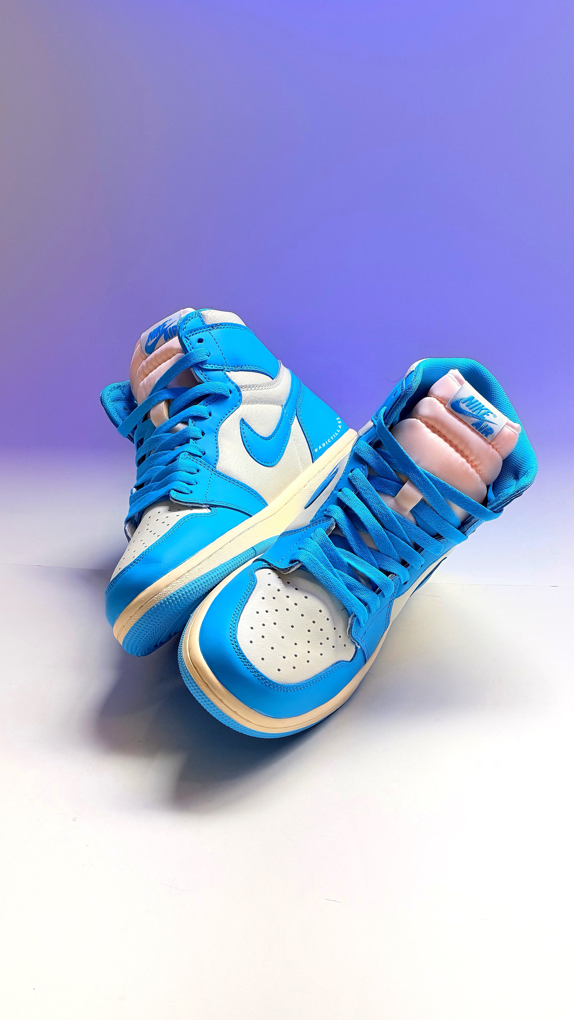 Jordan 1 UNC Reimagined                            'Dark Powder Blue'