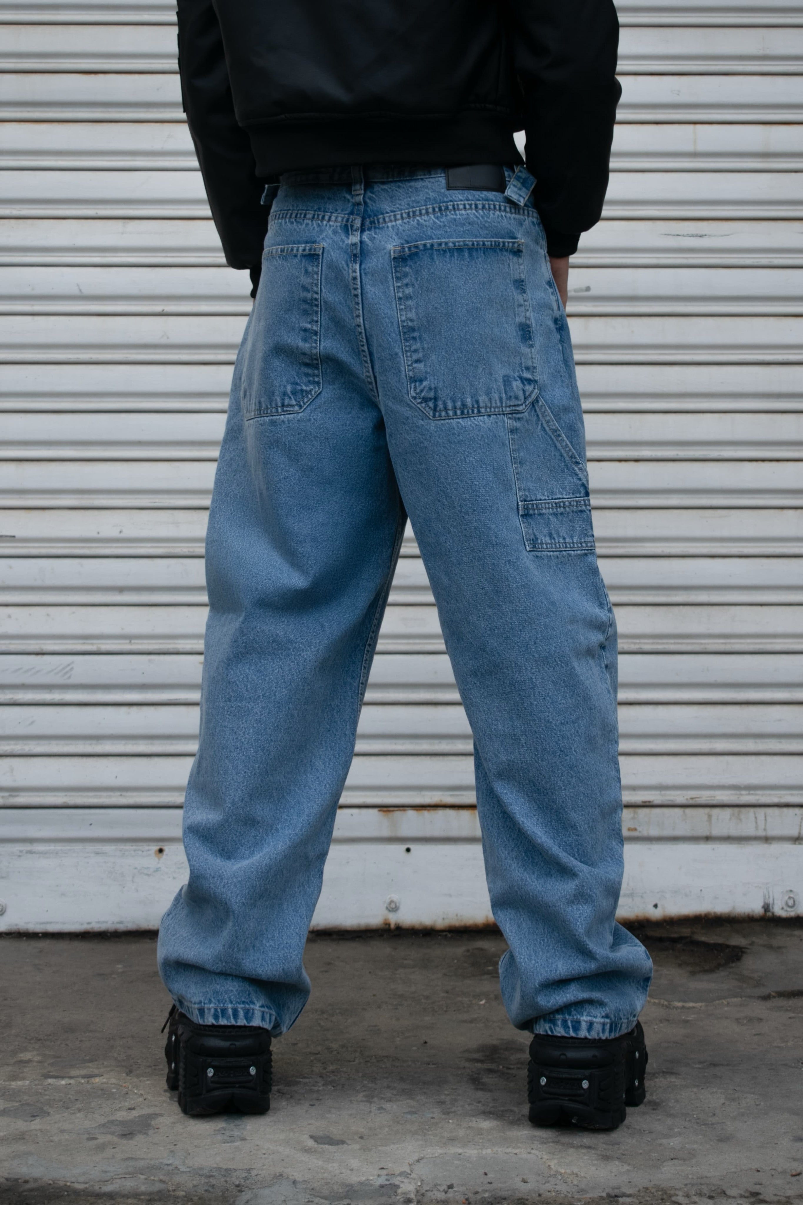 Jeans Super Baggy Mid Blue